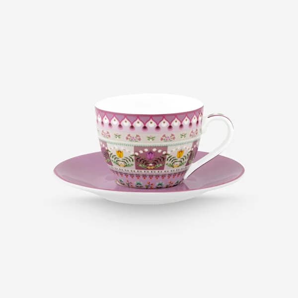 Mor Porselen Kahve Fincanı 120 Ml Lily & Lotus Collection by Pip Studio