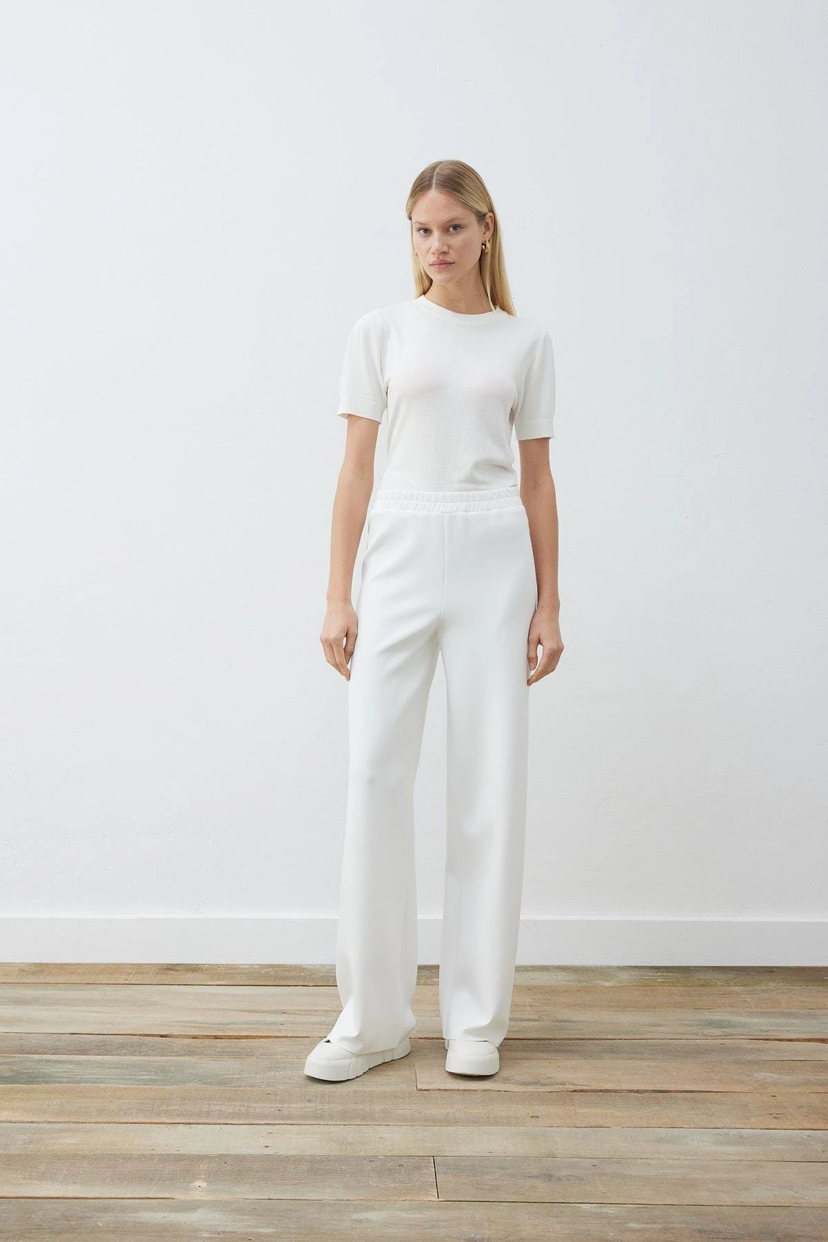 ASEL SCUBA BOL PANTOLON BEYAZ