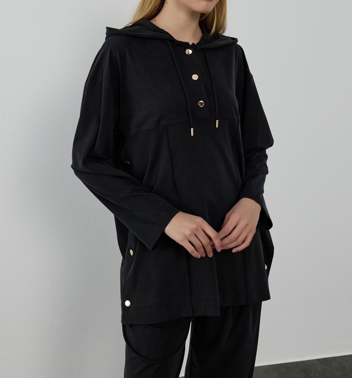 NEW STONE PANTOLONLU TAKIM SİYAH