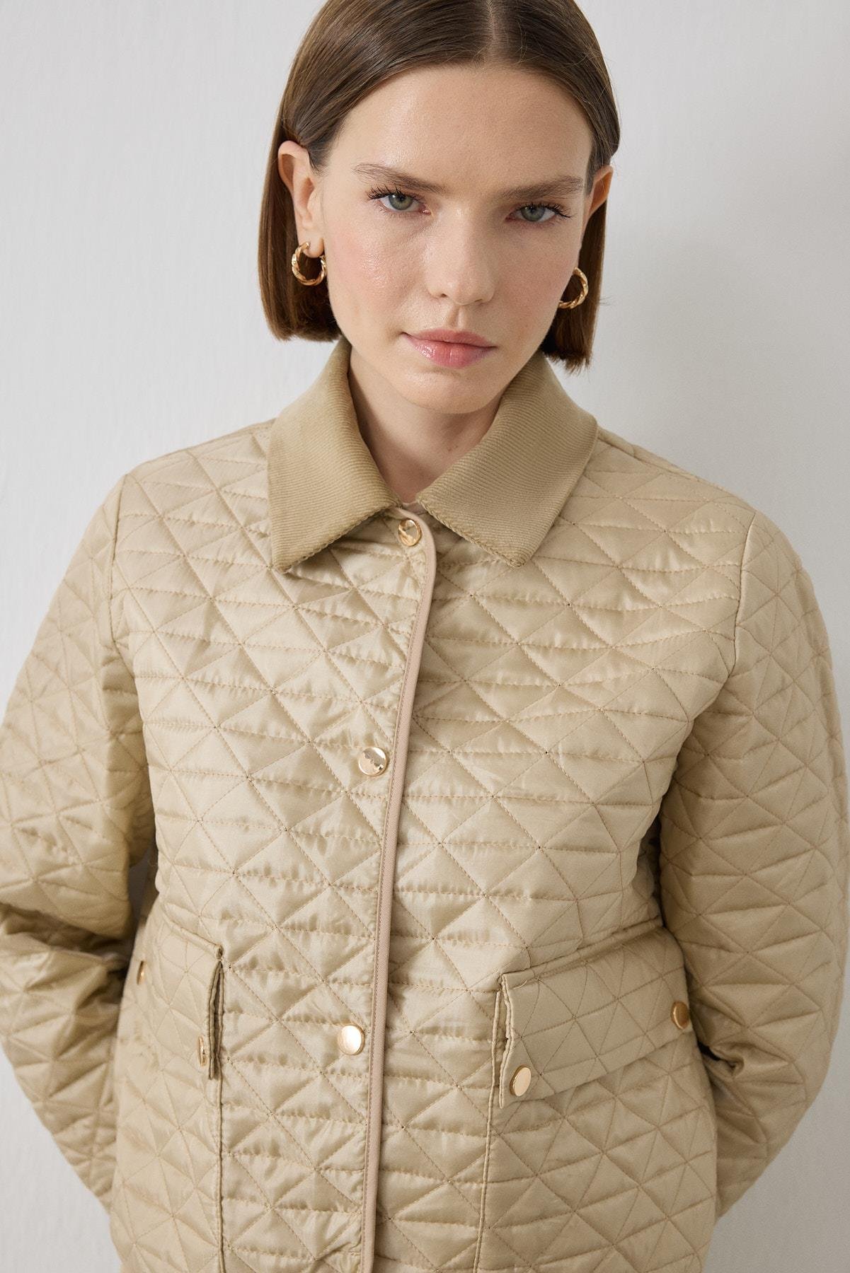 MİORİ LUMA KAPİTONE CEKETLİ SCUBA TAKIM VİZON