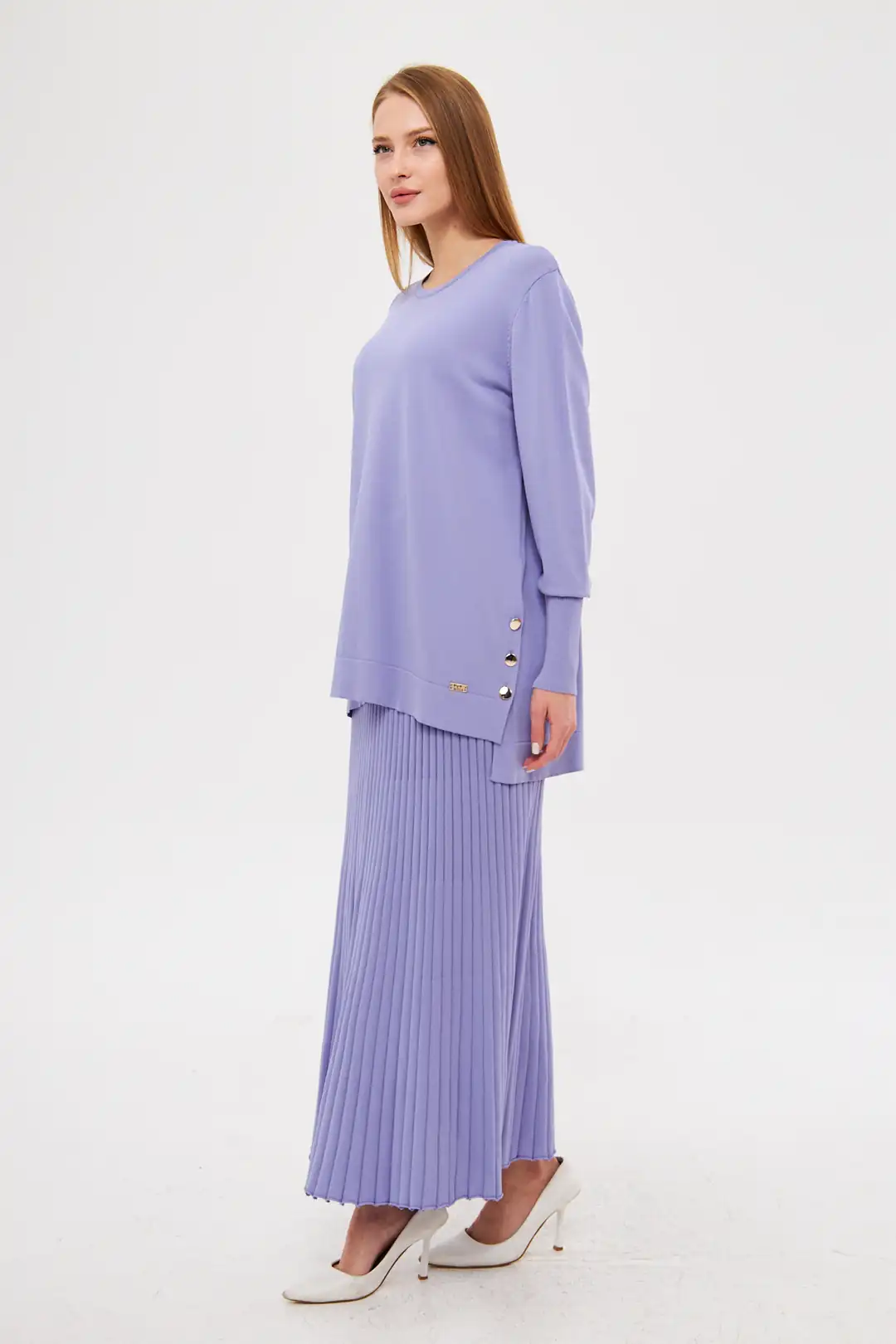 Triko Rayon Soğuk İplik Asmin Tunik