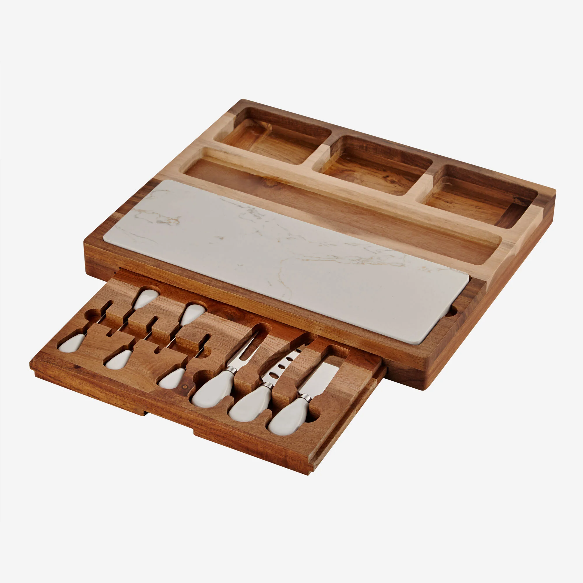 Kahverengi Ahşap Peynir Sunum Tabağı Collection by Chiara Alessi