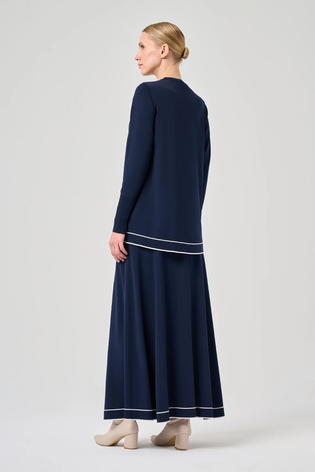 Rayon Soğuk İp Vale Tunik 