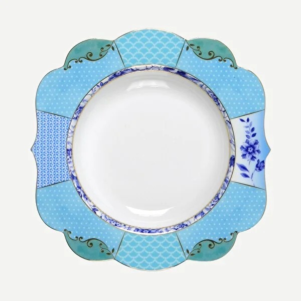 Mavi Porselen Çukur Tabak 23,5 Cm Royal Collection by Pip Studio