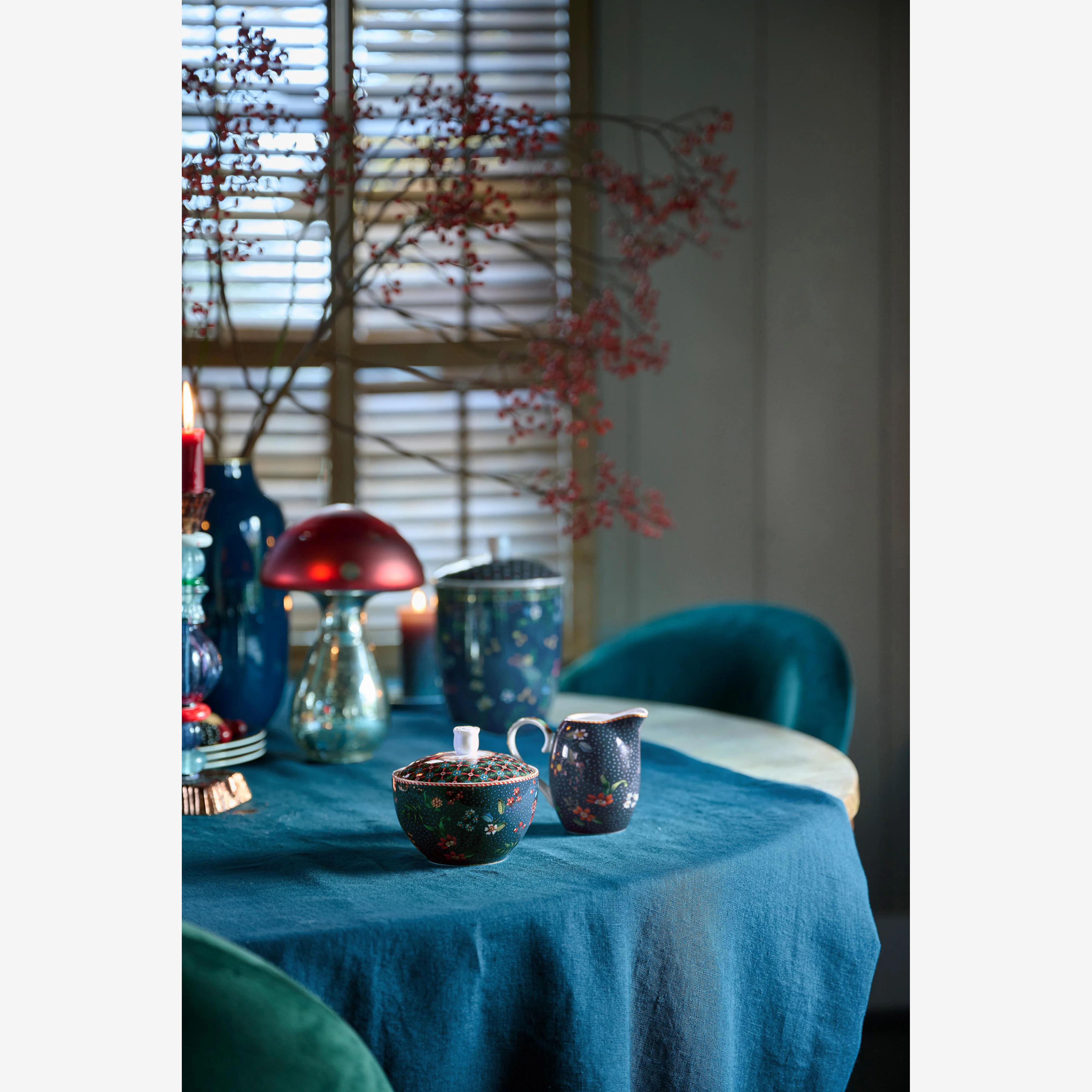 Mavi Porselen Sütlük 250 Ml Berry Blues Collection by Pip Studio