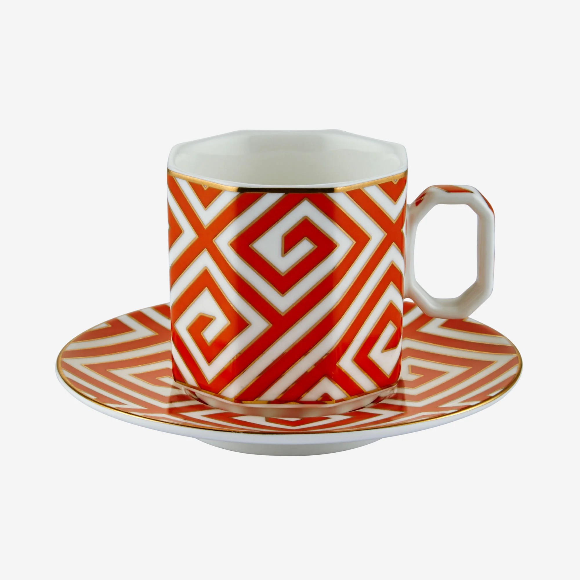 Turuncu Porselen Kahve Fincan Seti 90 Ml Collection by Chiara Alessi