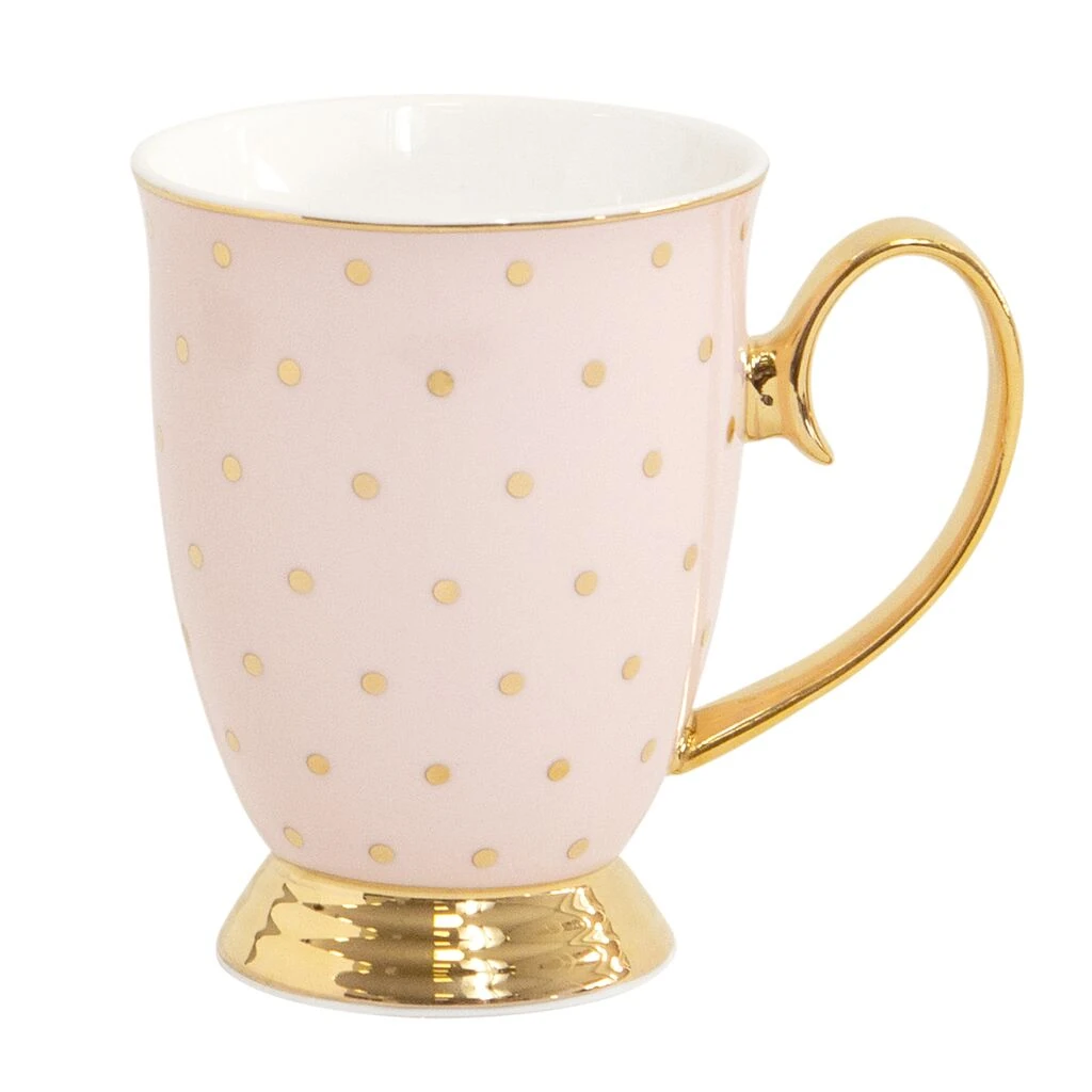 Mug Polka Gold Blush