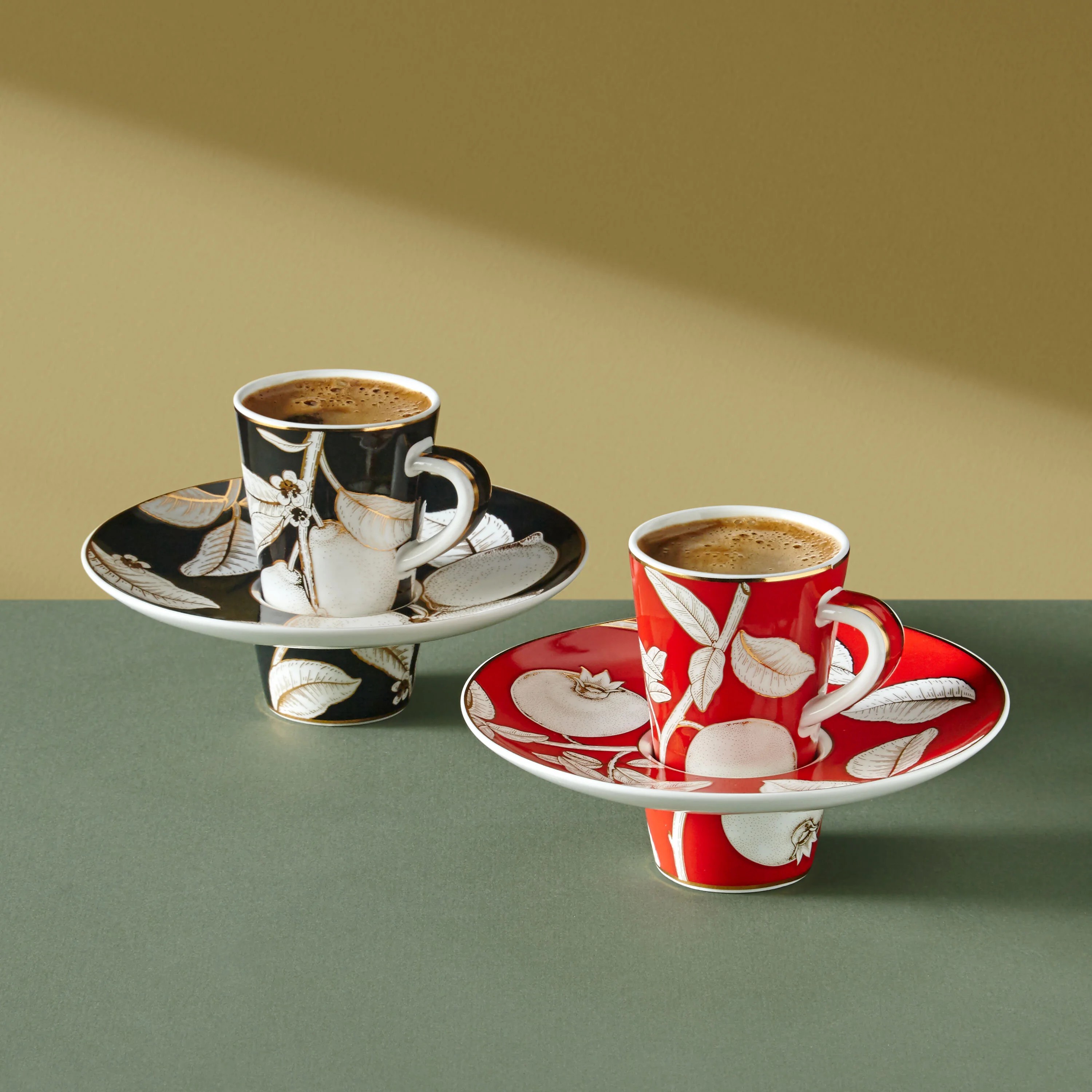 Kırmızı Porselen Kahve Fincan Seti 100 Ml Collection by Chiara Alessi