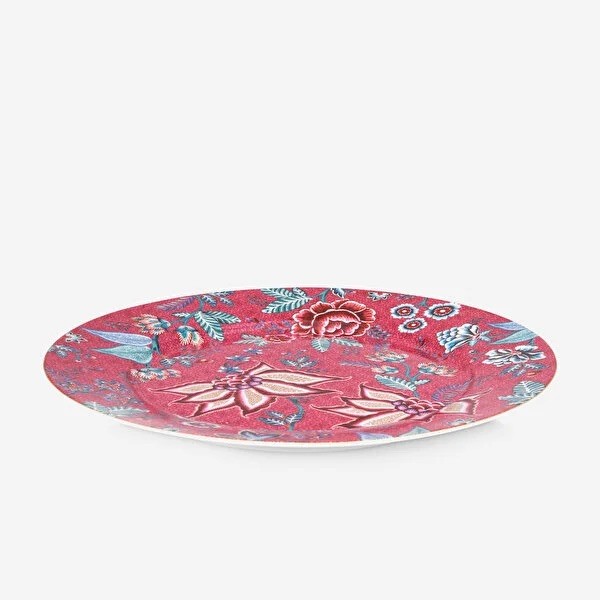 Kırmızı Porselen Supla 32 Cm