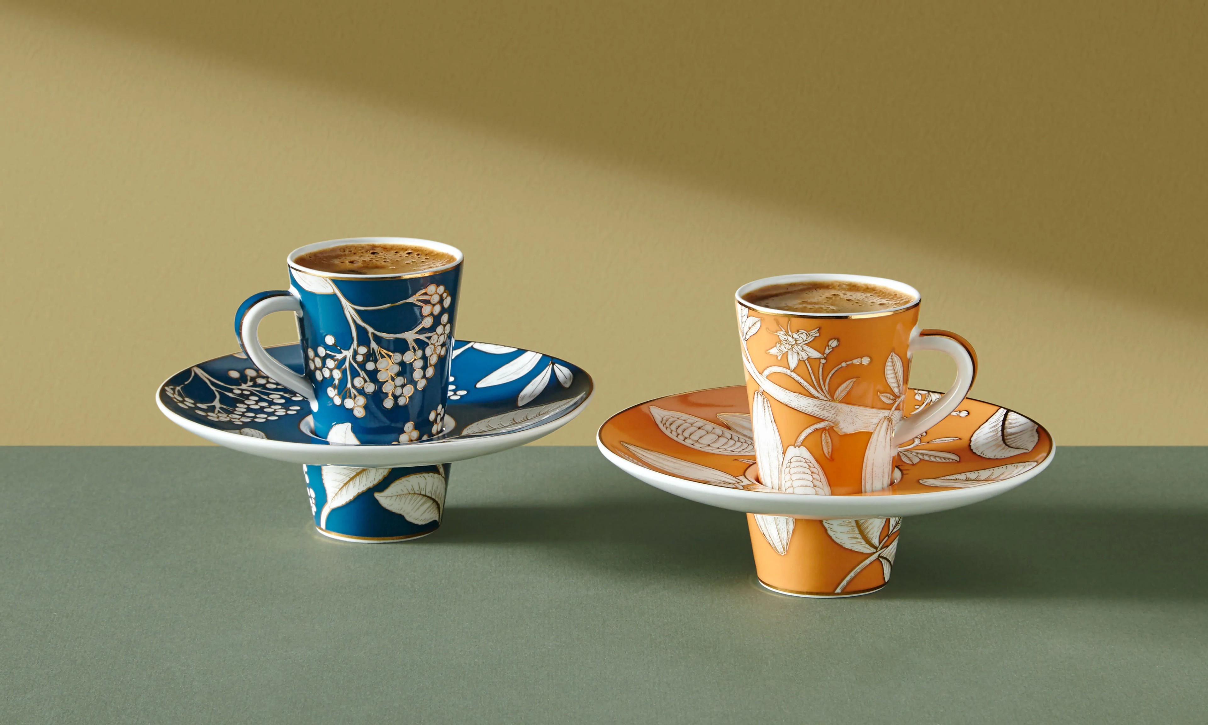 Terrakota Porselen Kahve Fincan Seti 100 Ml Collection by Chiara Alessi