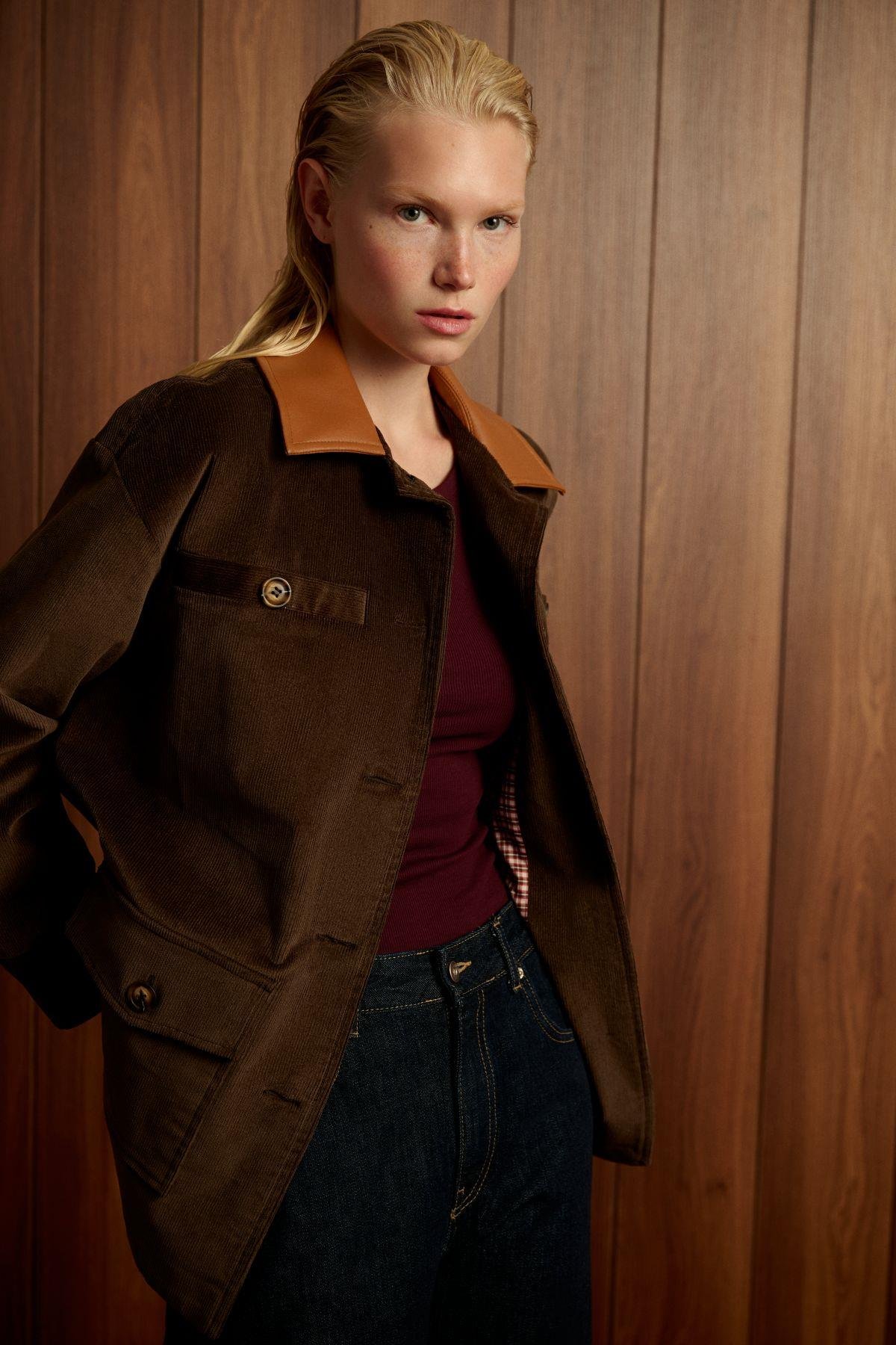 VELVET KADİFE CEKET KAHVERENGİ