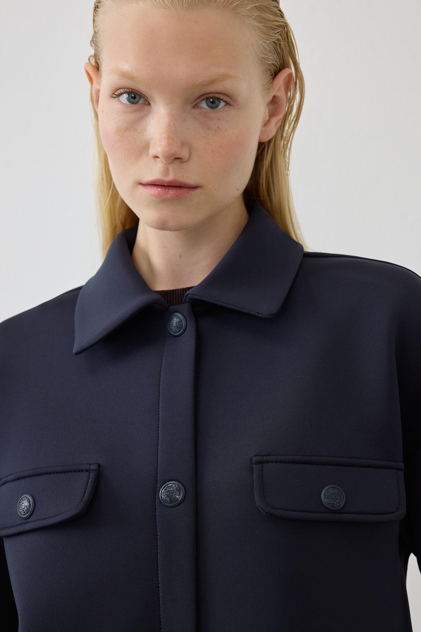 RAVEL 4 CEPLİ SCUBA PUF KAP LACİVERT