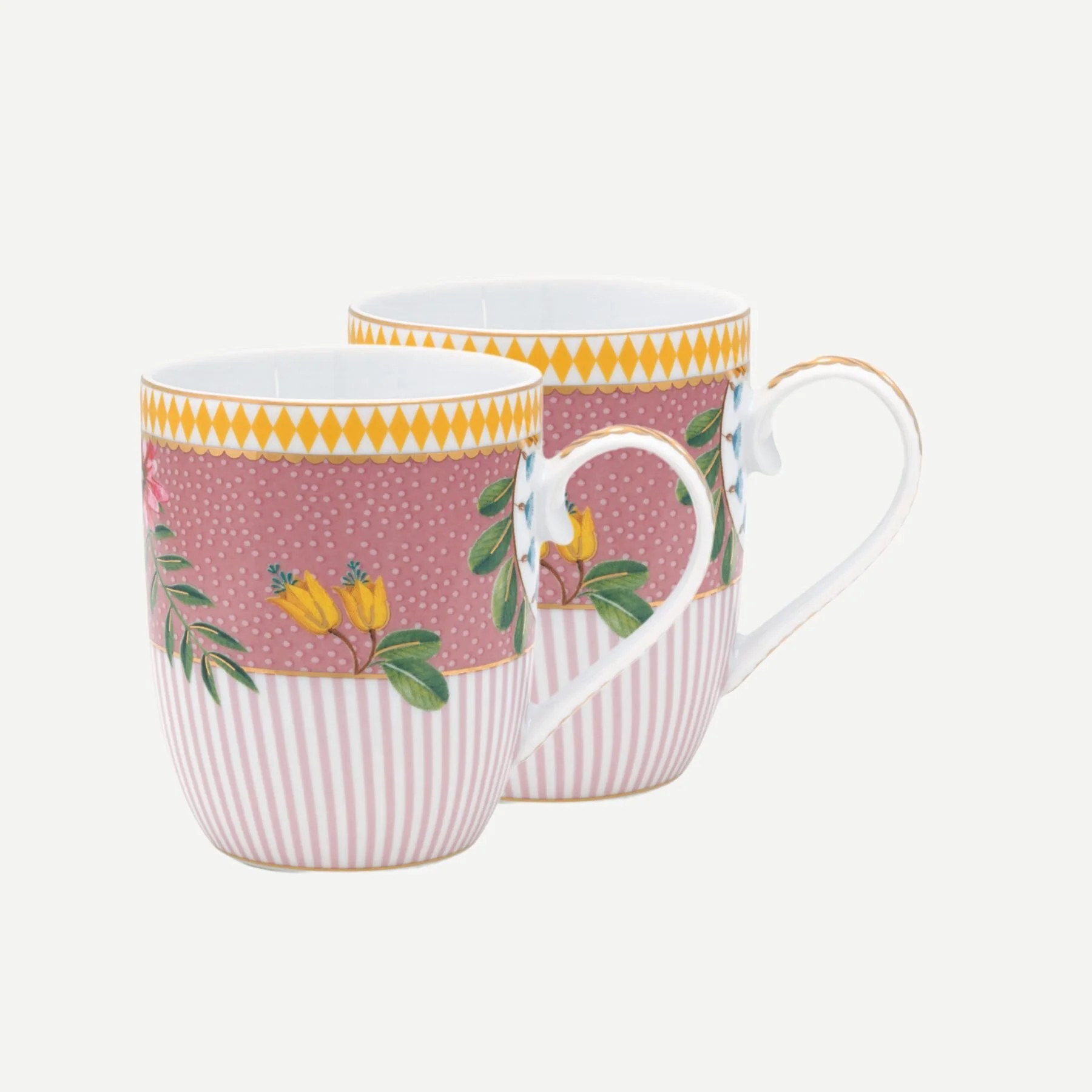 Pembe Porselen Kupa Seti 145 Ml La Majorelle
