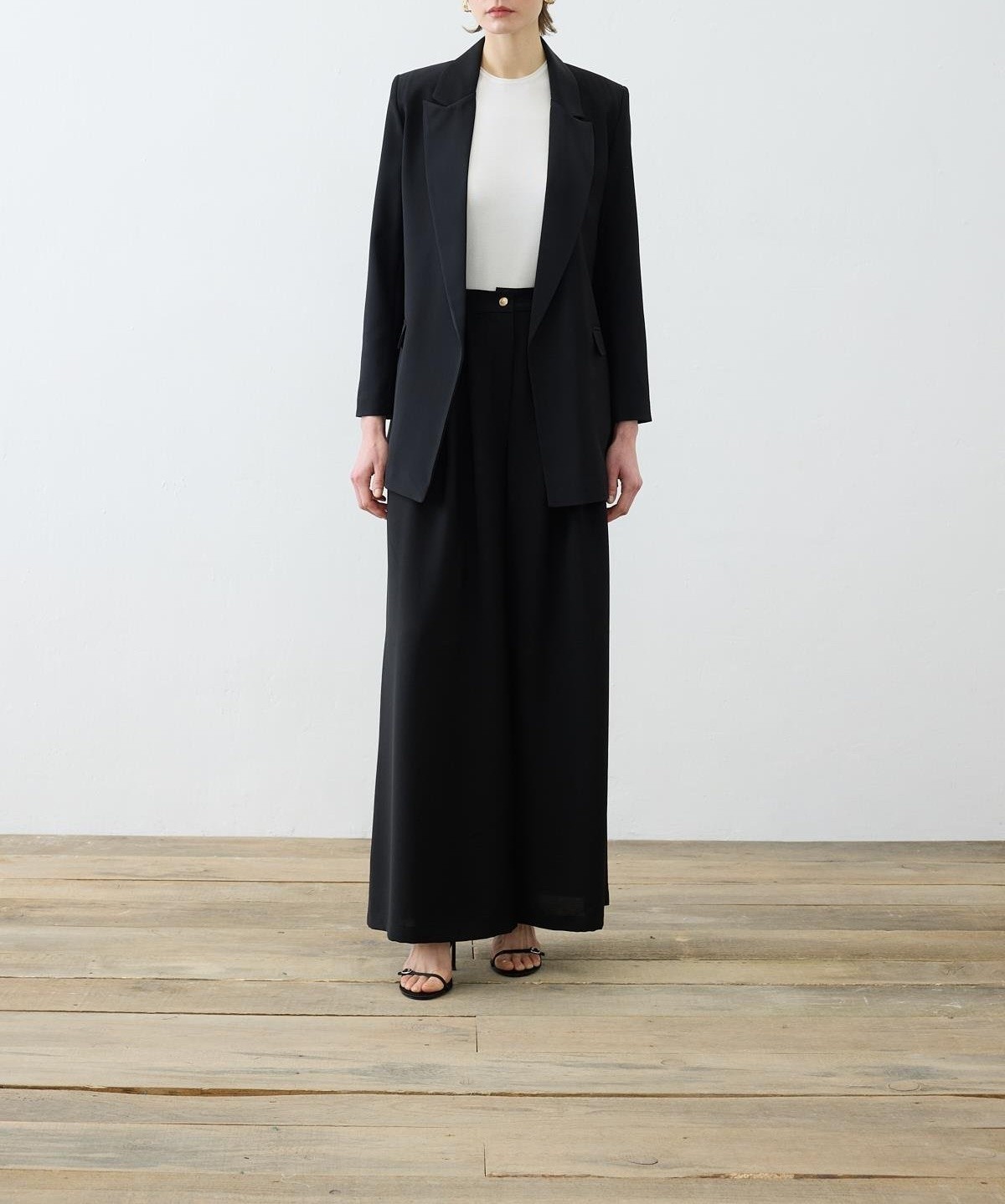 BOLİVYA KREP BLAZER CEKET SİYAH