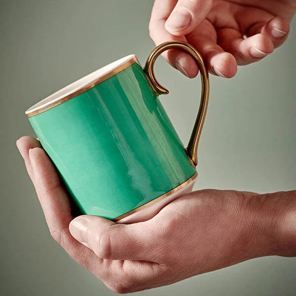 Yeşil Porselen Kupa 350 Ml Chique Collection by Pip Studio