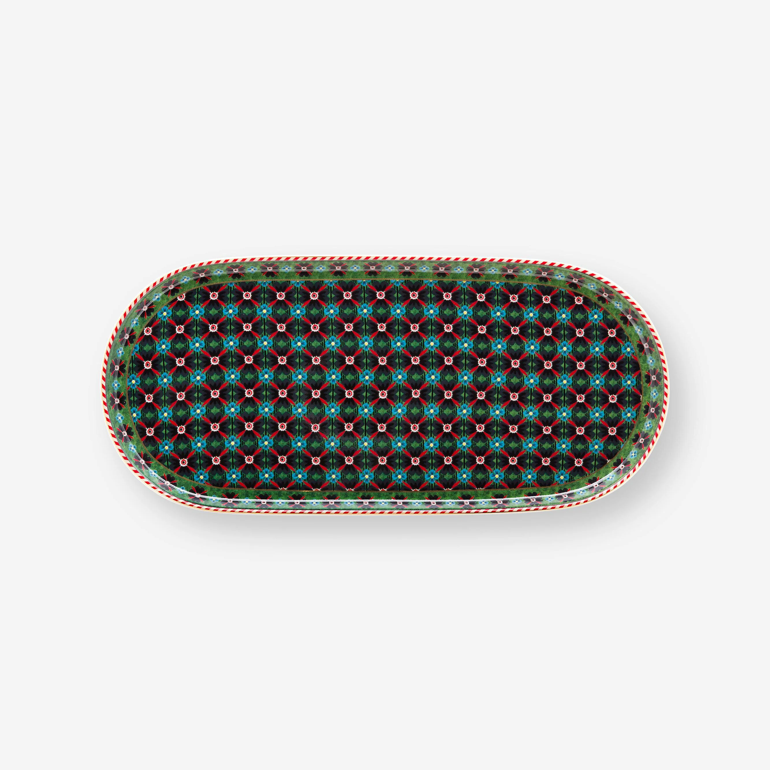 Yeşil Porselen Servis Tabağı 25 Cm Berry Blues Collection by Pip Studio