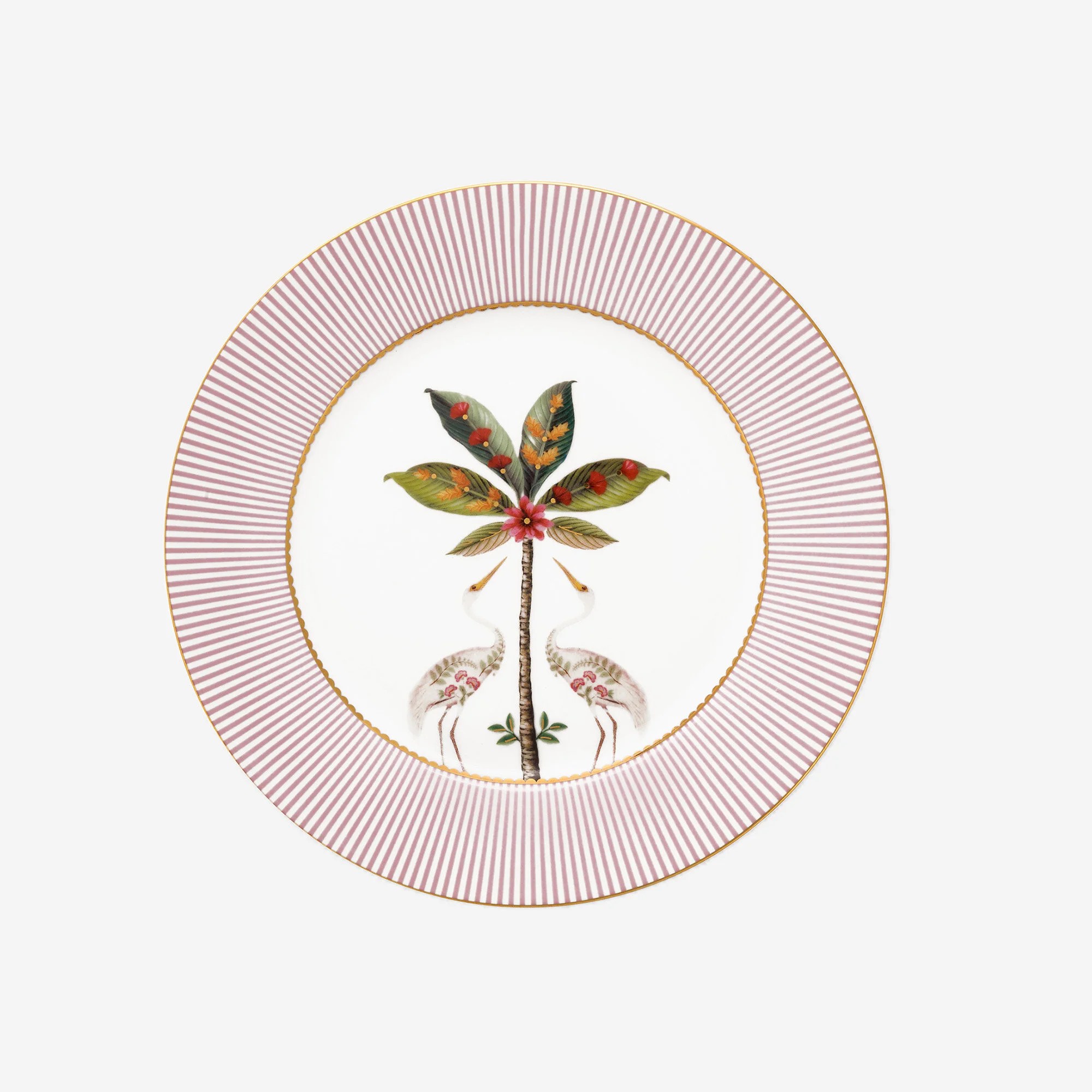 Pembe Porselen Kahvaltı Tabağı 21 Cm La Majorelle