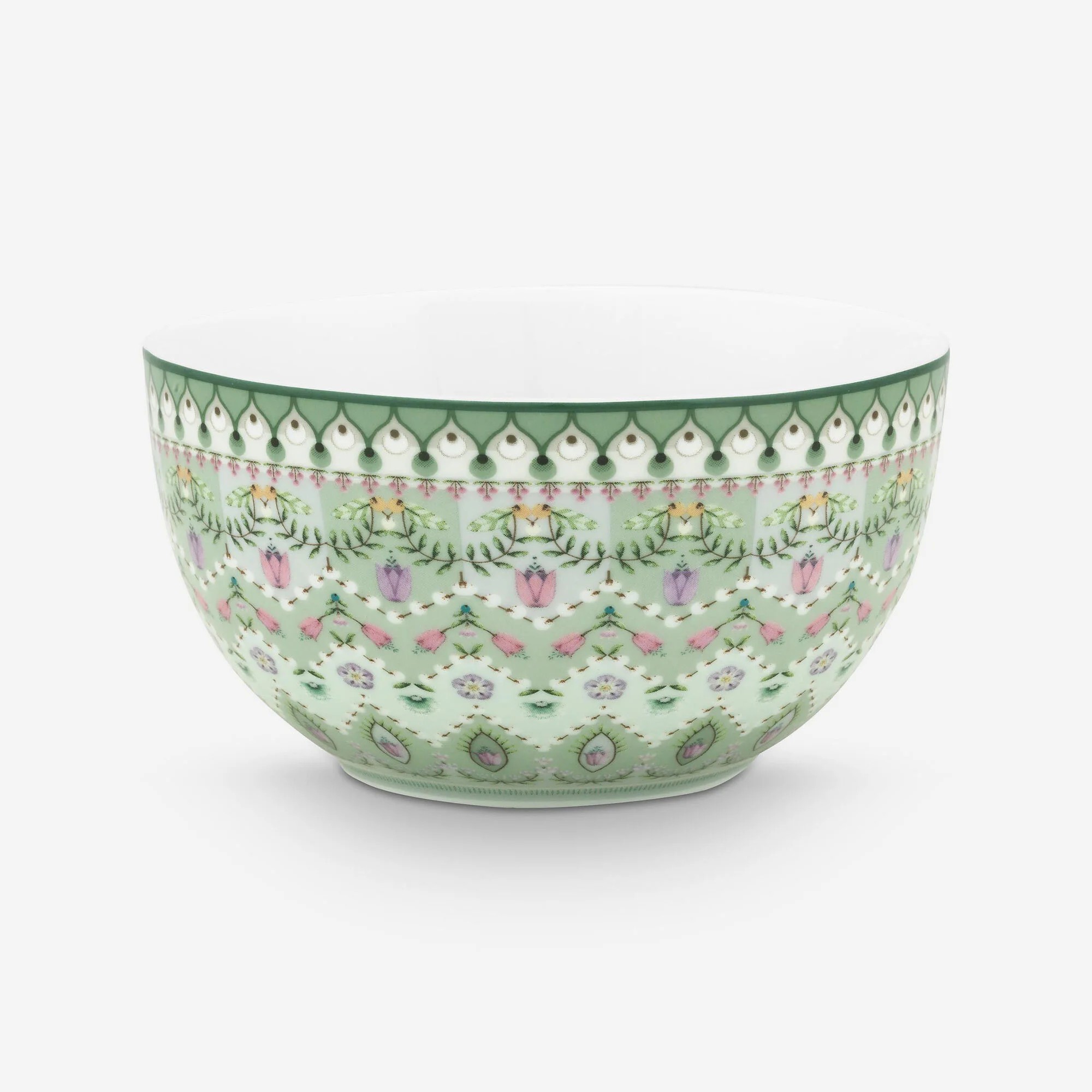 Yeşil Porselen Kase 12 Cm Lily & Lotus Collection