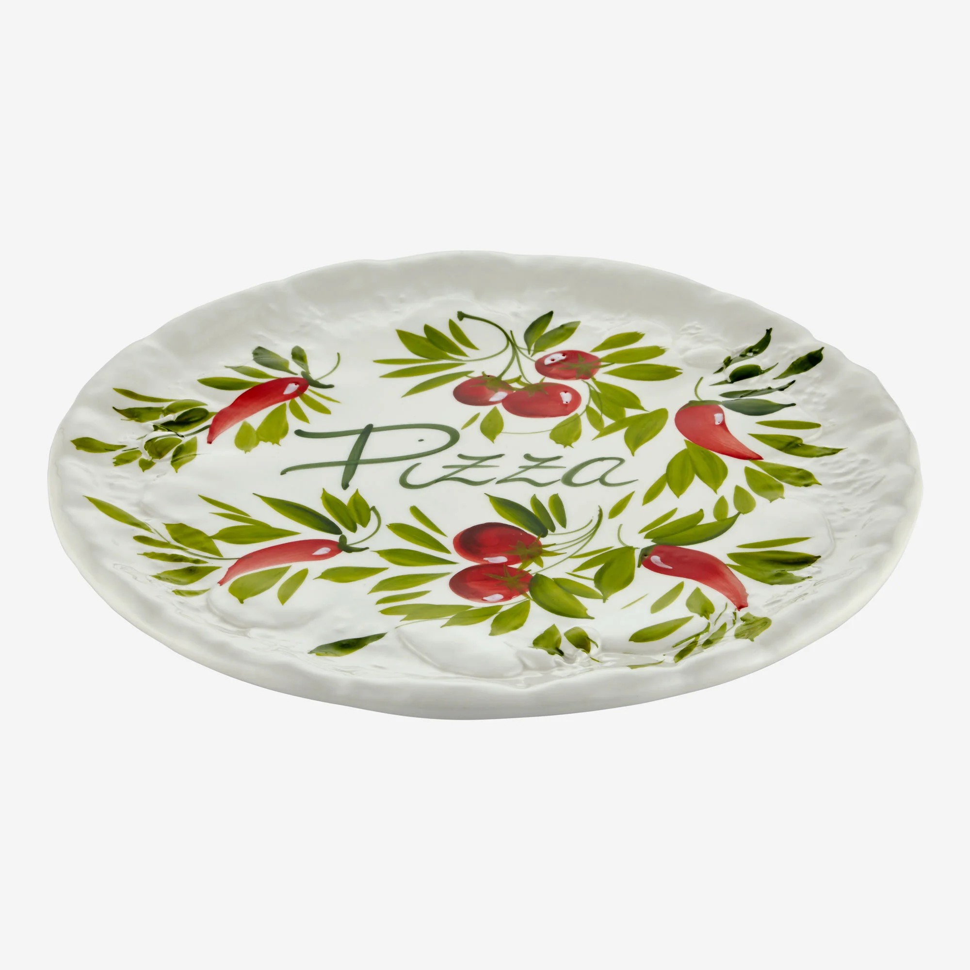 Beyaz Seramik Pizza Tabağı 33 Cm Collection by Edelweiss Italy