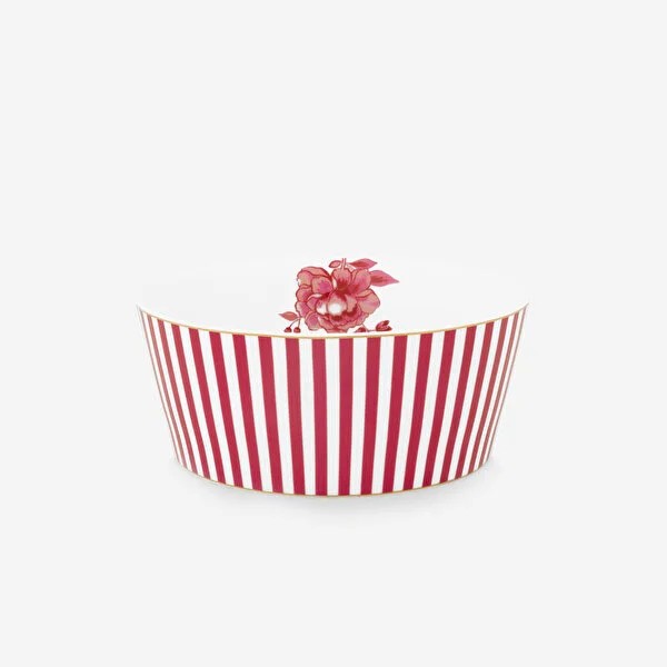 Pembe Porselen Kase 15 Cm Royal Stripes Collection by Pip Studio