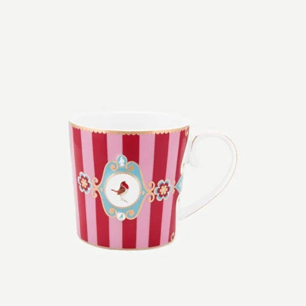Kırmızı Porselen Kupa 250 Ml Love Birds Collection by Pip Studio
