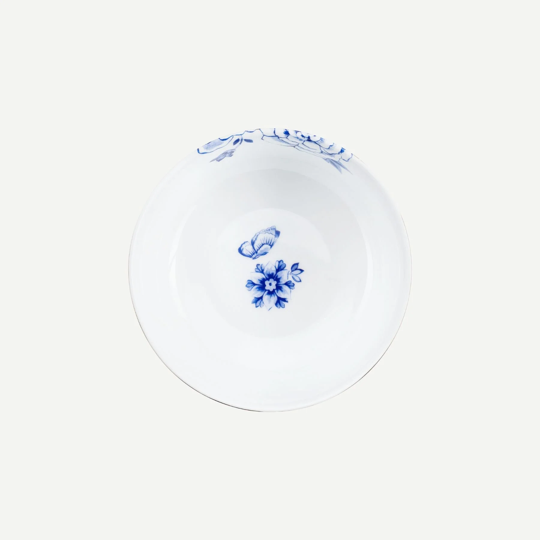 Mavi Beyaz Porselen Kase 12,5 Cm Royal White Collection by Pip Studio