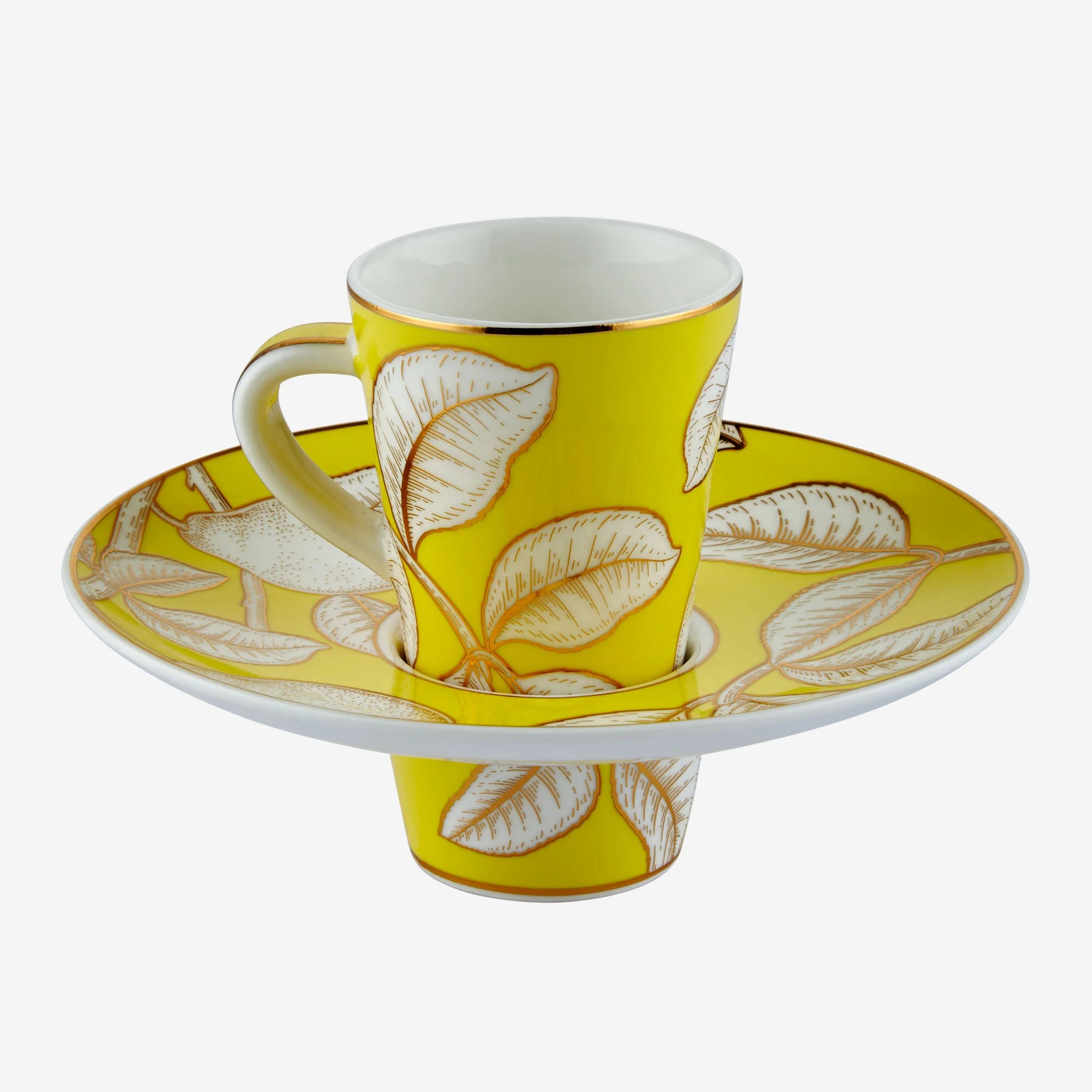 Sarı Porselen Kahve Fincan Seti 100 Ml Collection by Chiara Alessi