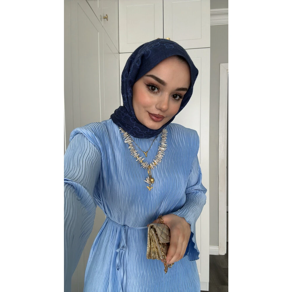 Gucci İthal Şal Lacivert ( ÖN SİPARİŞ 4 GÜN )