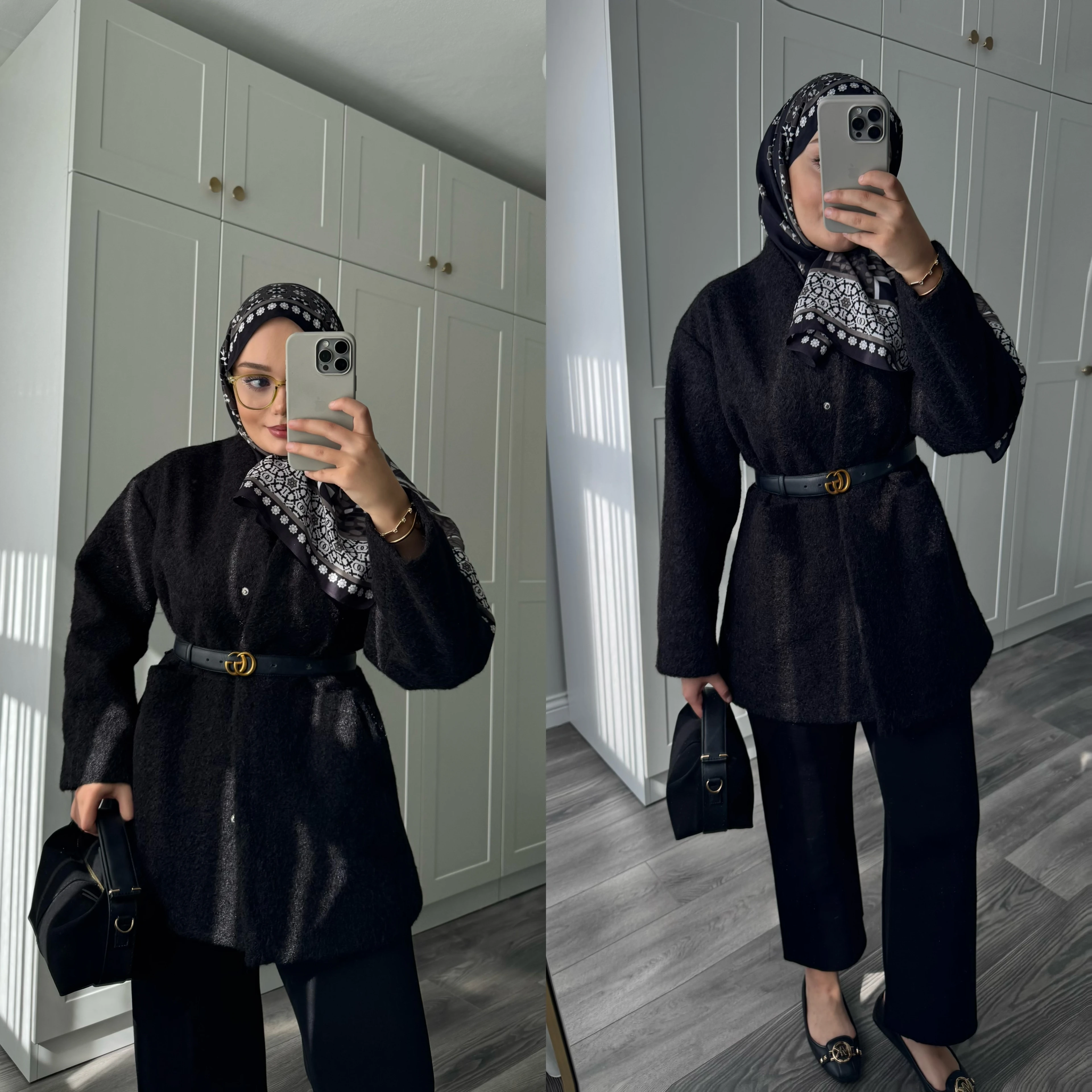 İpekyol Astarlı Kaban Siyah 