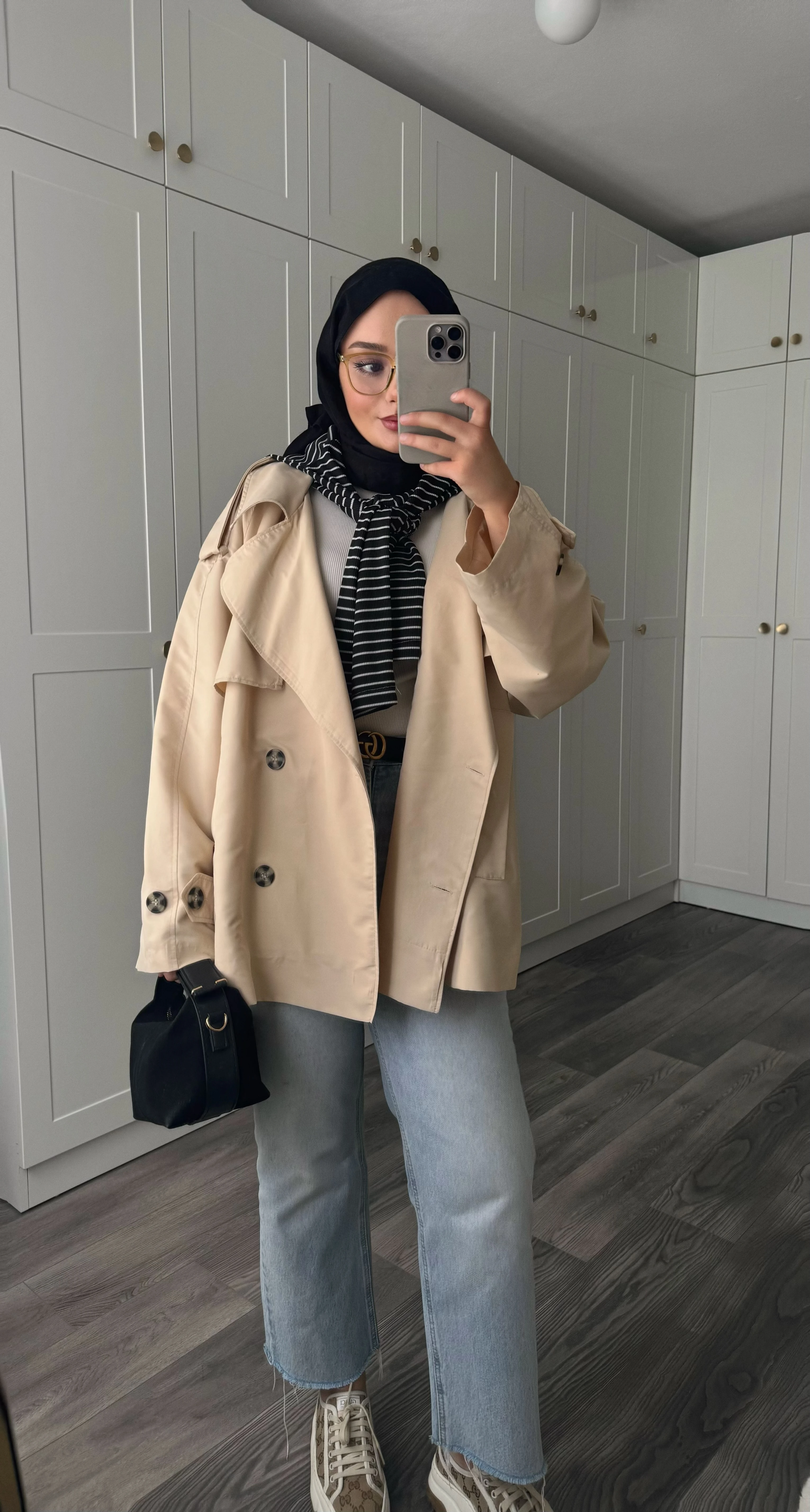 Soul Astarlı Owersize Trençkot 