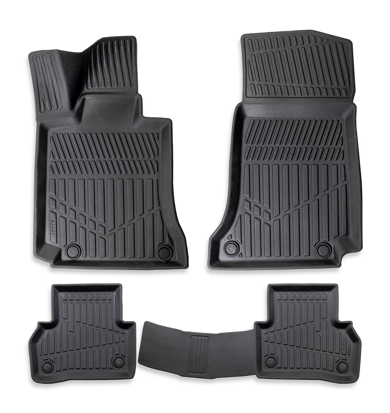 Mercedes-Benz C Serisi W205 2014-2021 Arası 3D Havuzlu Paspas