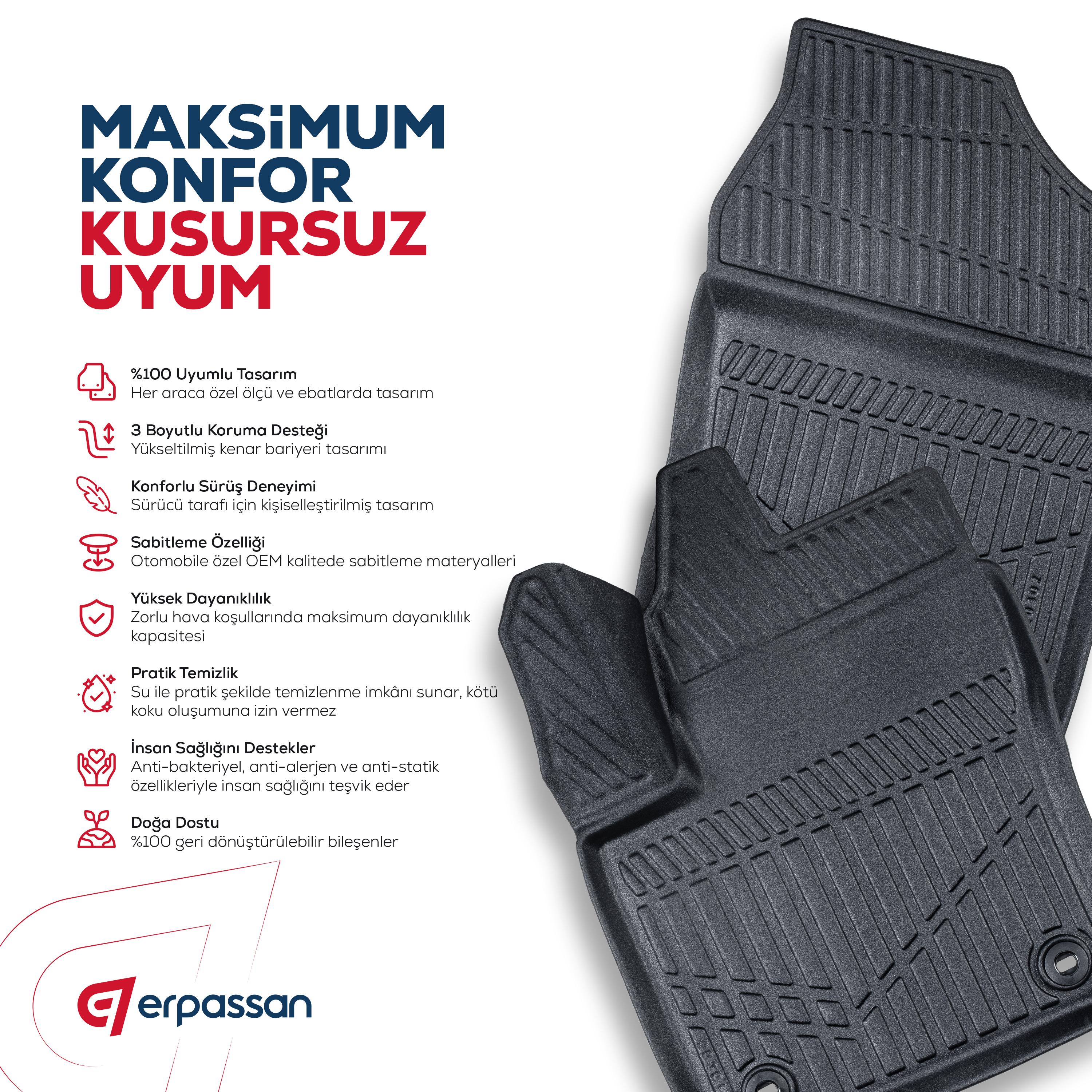 FORD FORD FOCUS 3 2011-2014 ARASI 3D HAVUZLU PASPAS