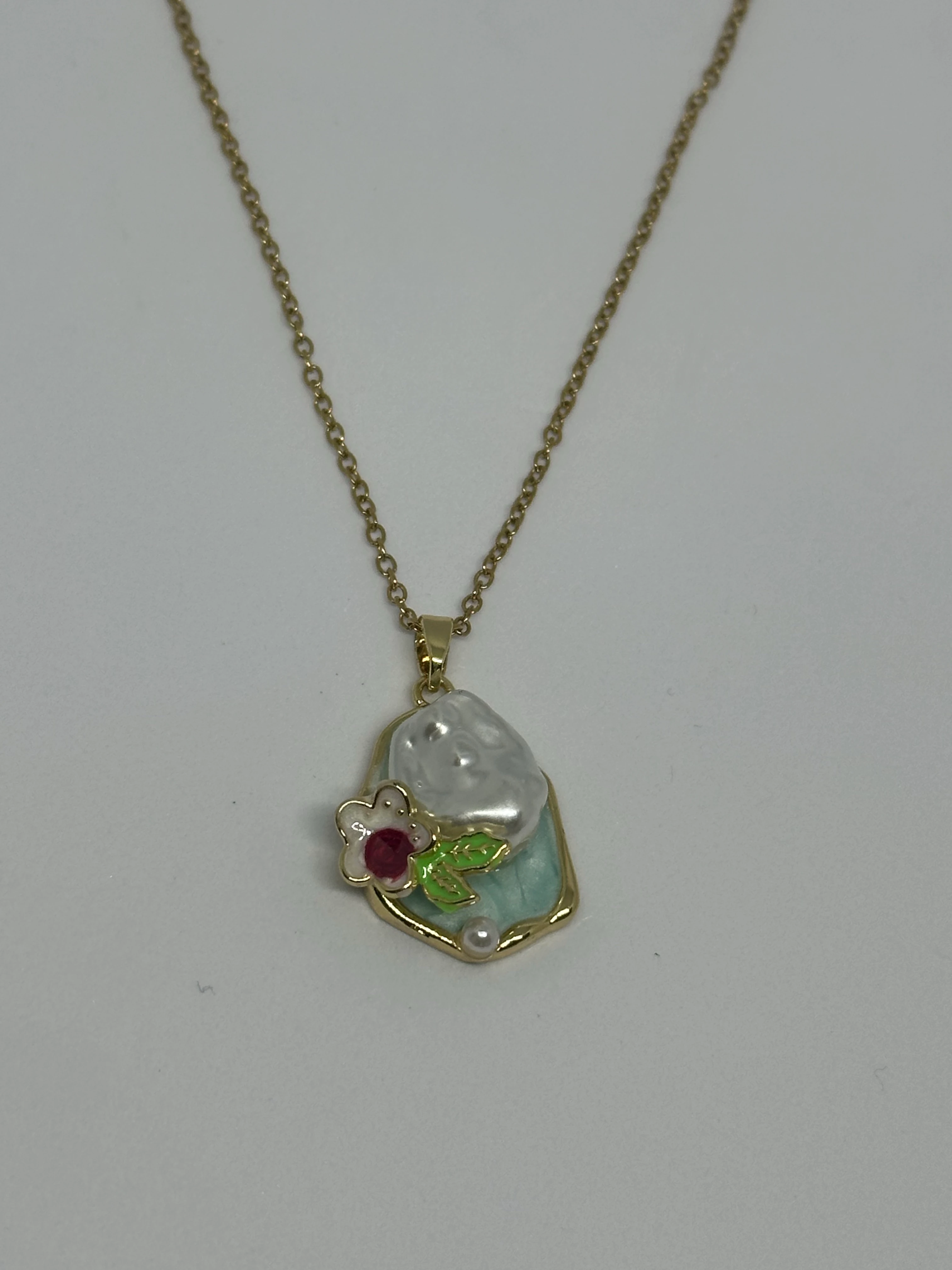 İncili Zarif Sanat Kolye