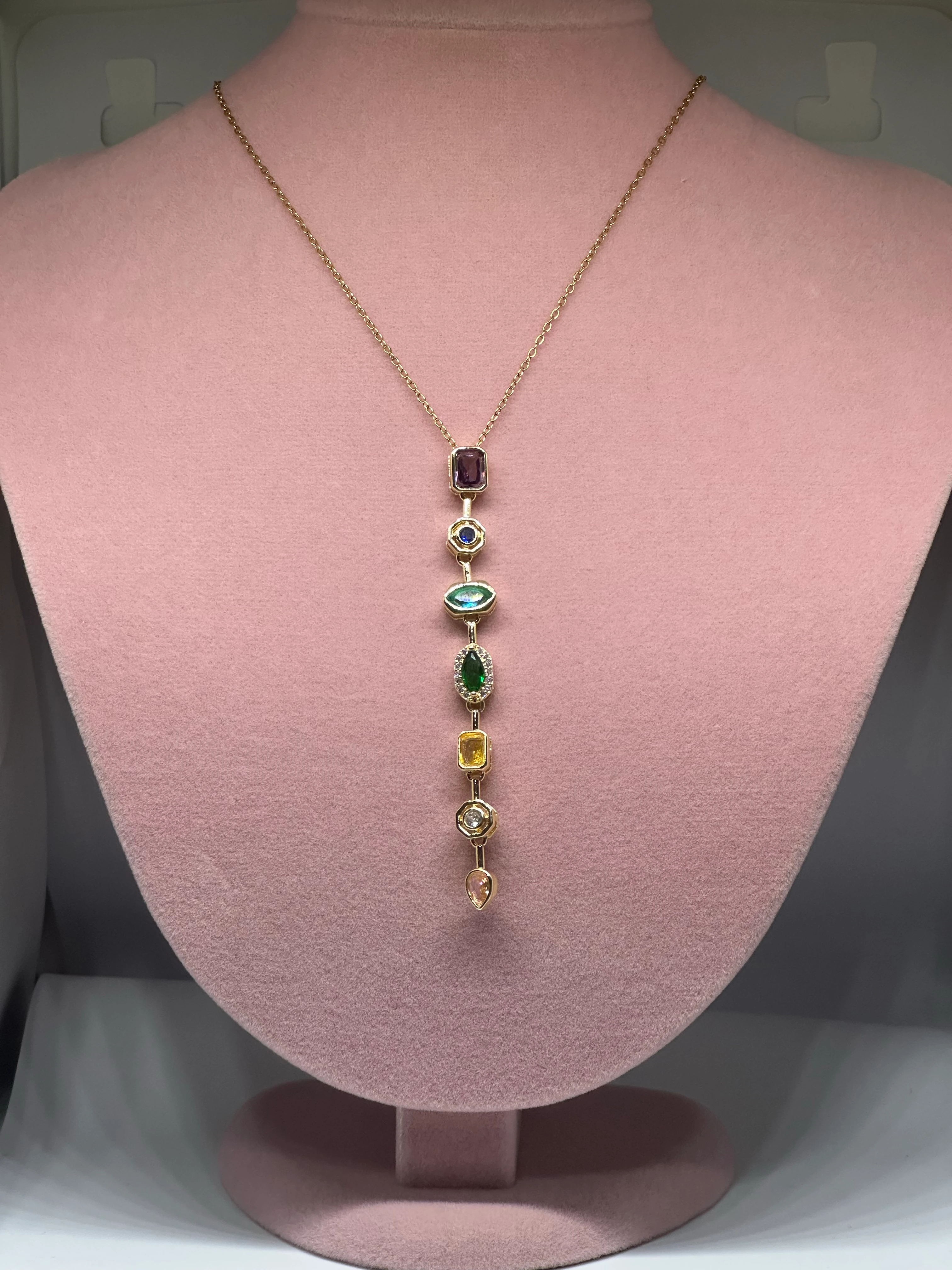 7 Element Y Kolye | Çelik