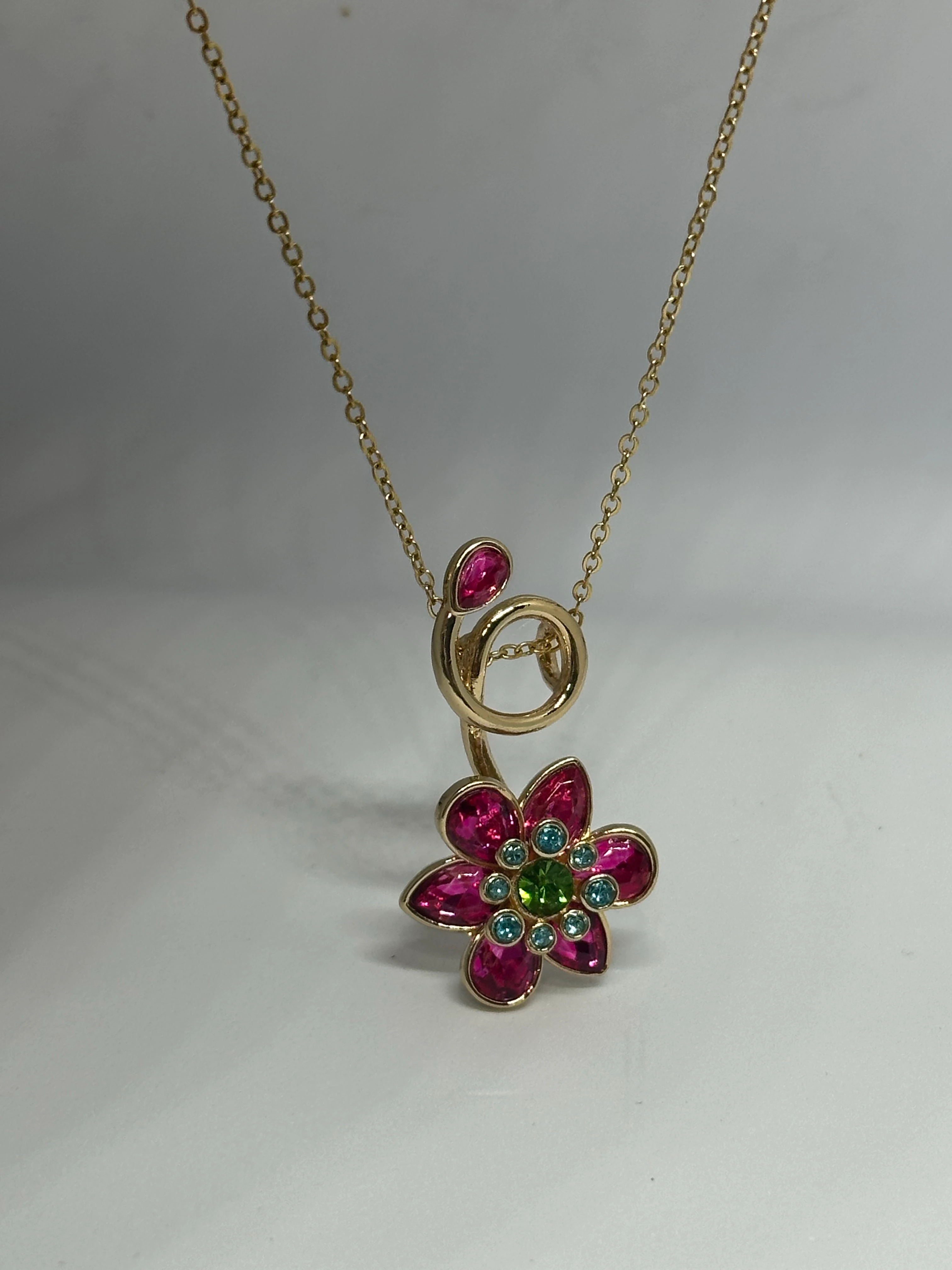 Lidya Flora Kolye | Çelik