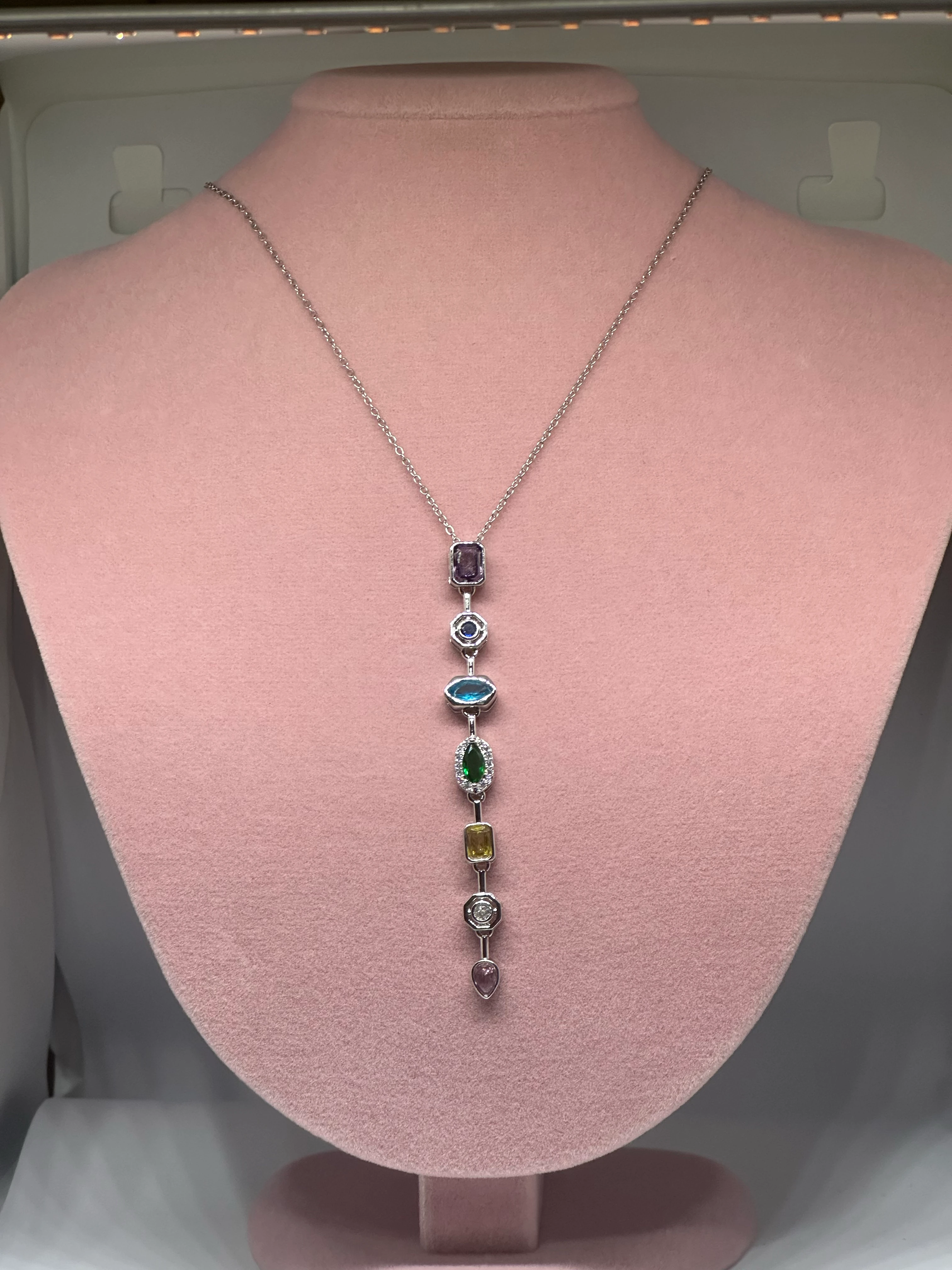 7 Element Y Kolye Silver