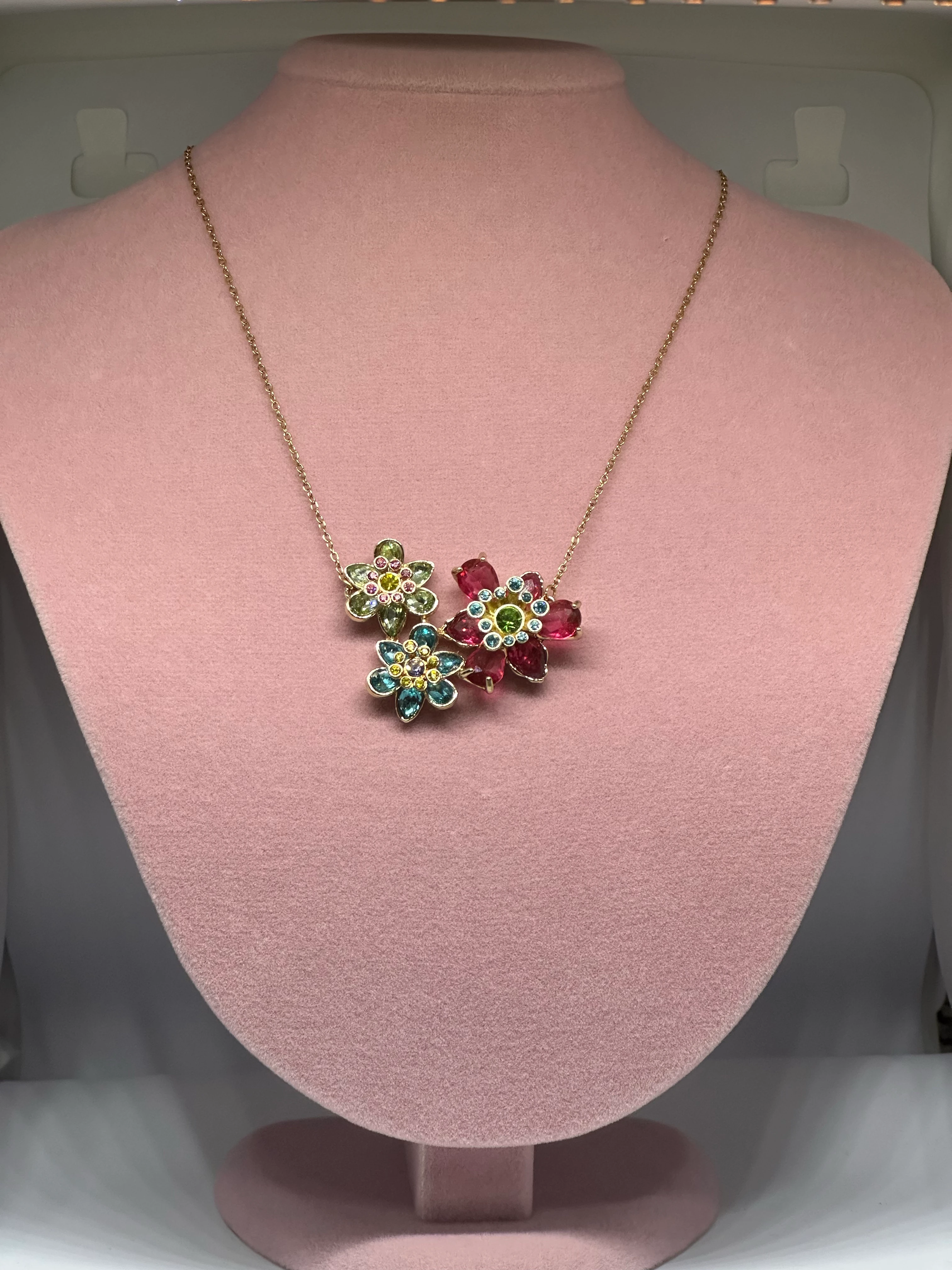 Ldyllia Flowers Kolye | Çelik Gold