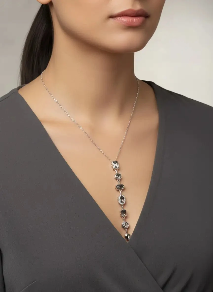 7 Element Y Kolye Silver