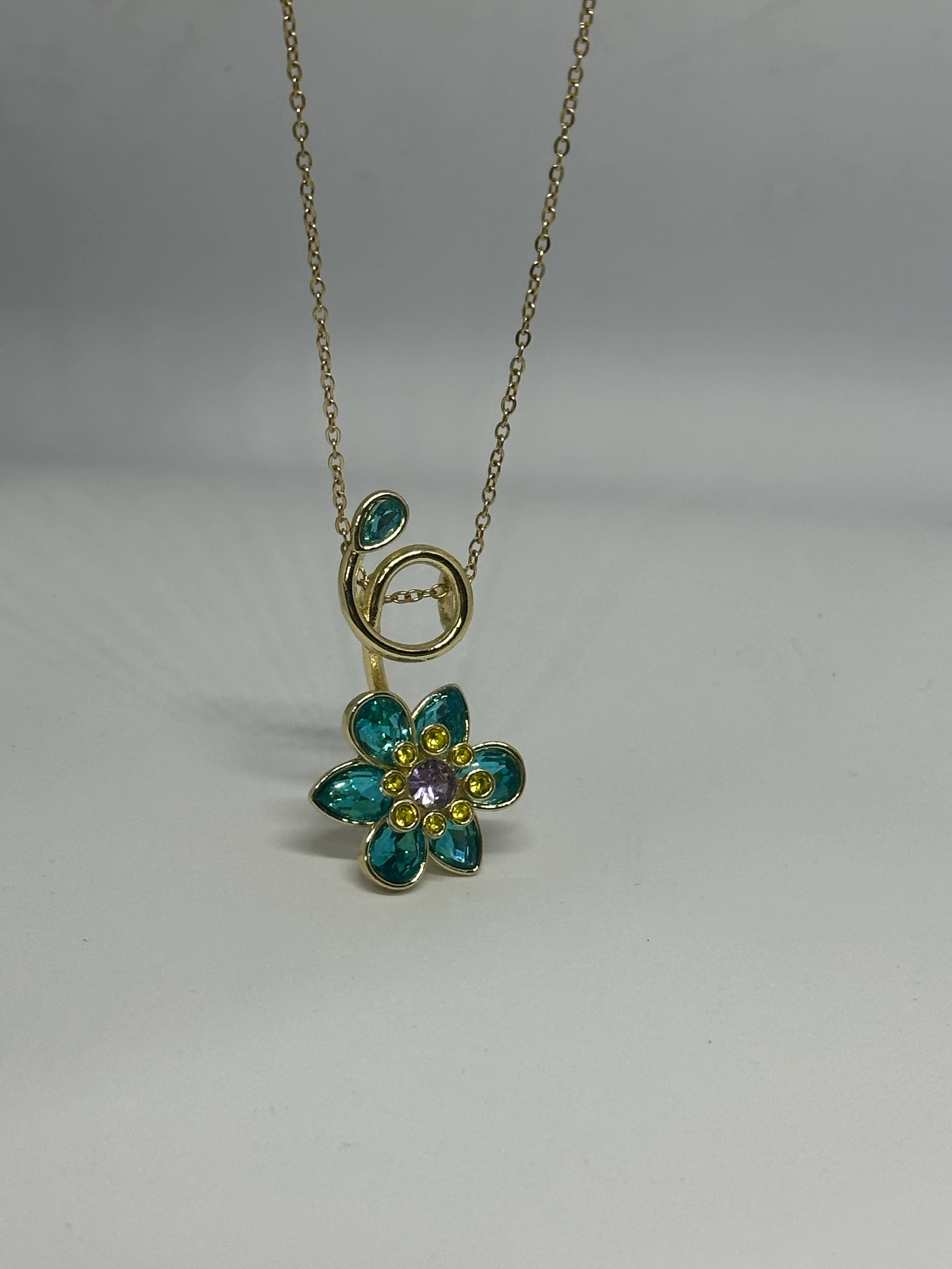 Lidya Blue Çelik Kolye