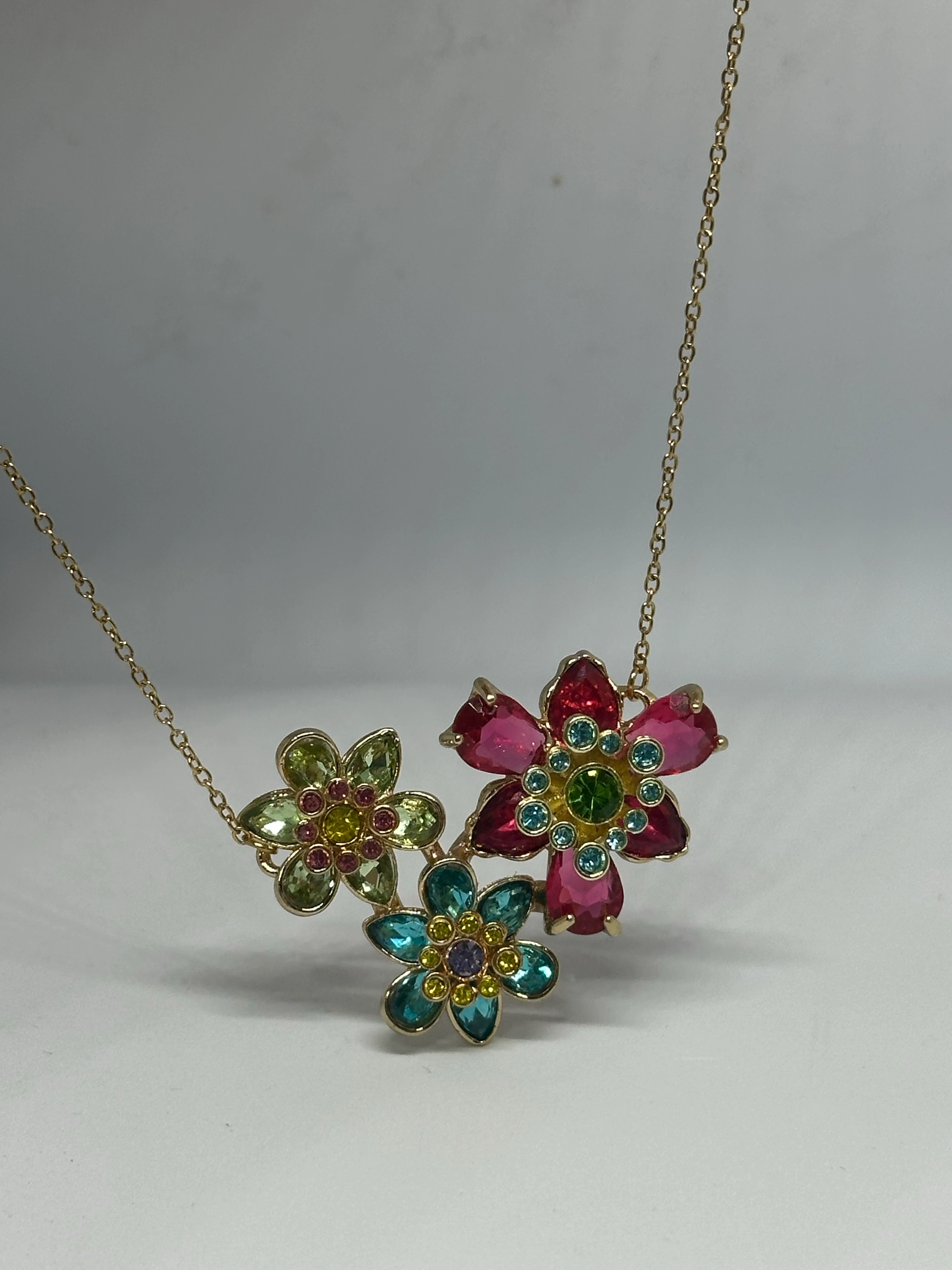 Ldyllia Flowers Kolye | Çelik Gold