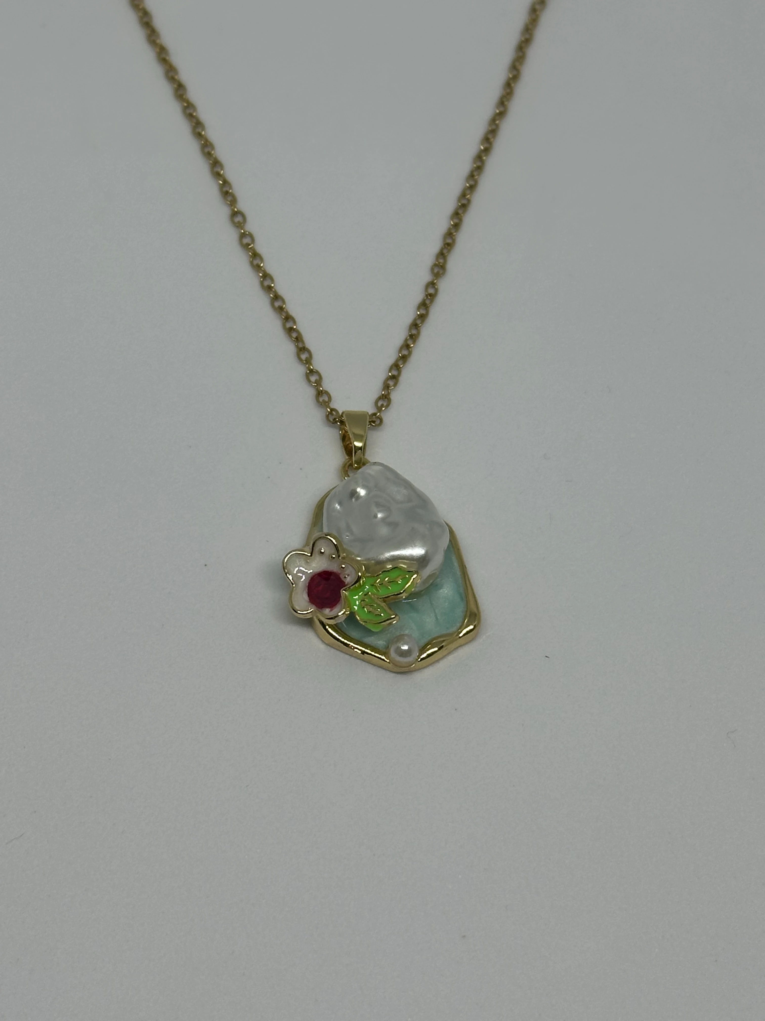 İncili Zarif Sanat Kolye