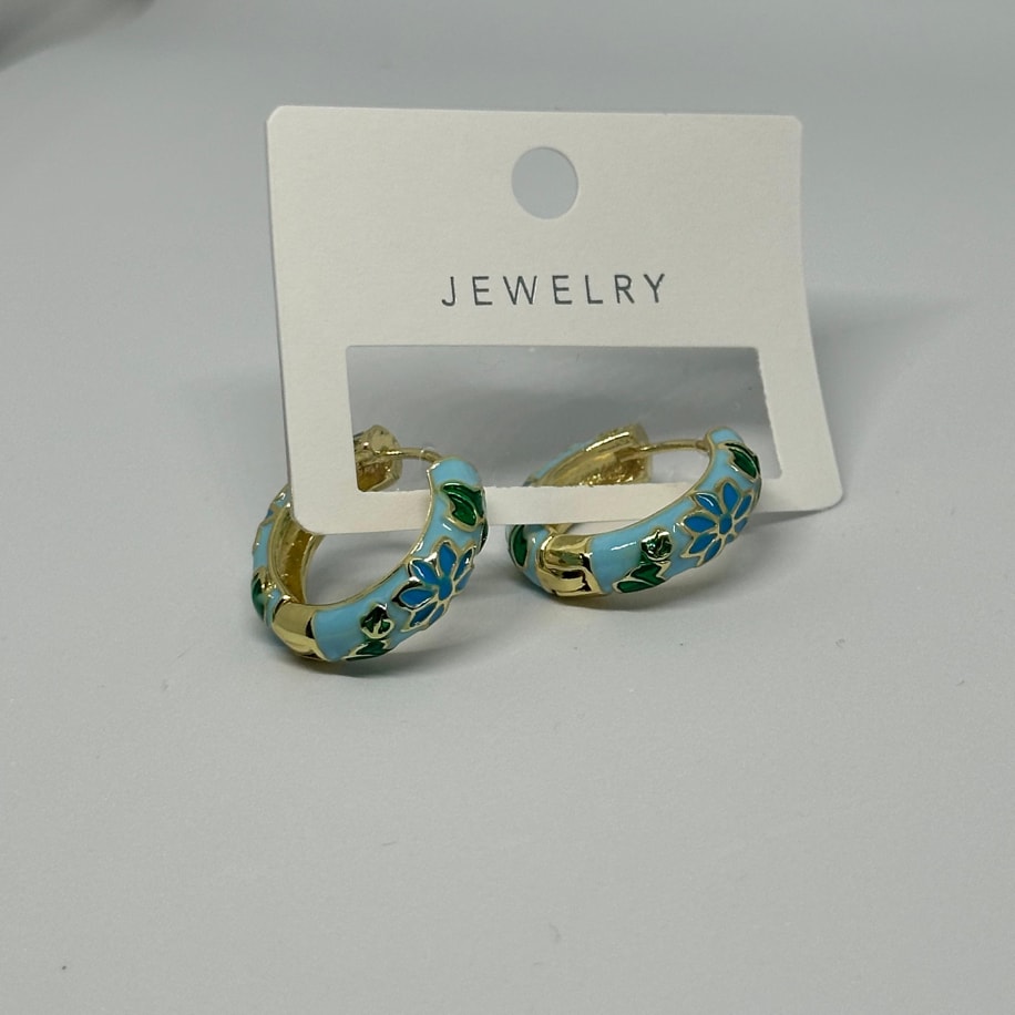 Pastel Mineli Küpe