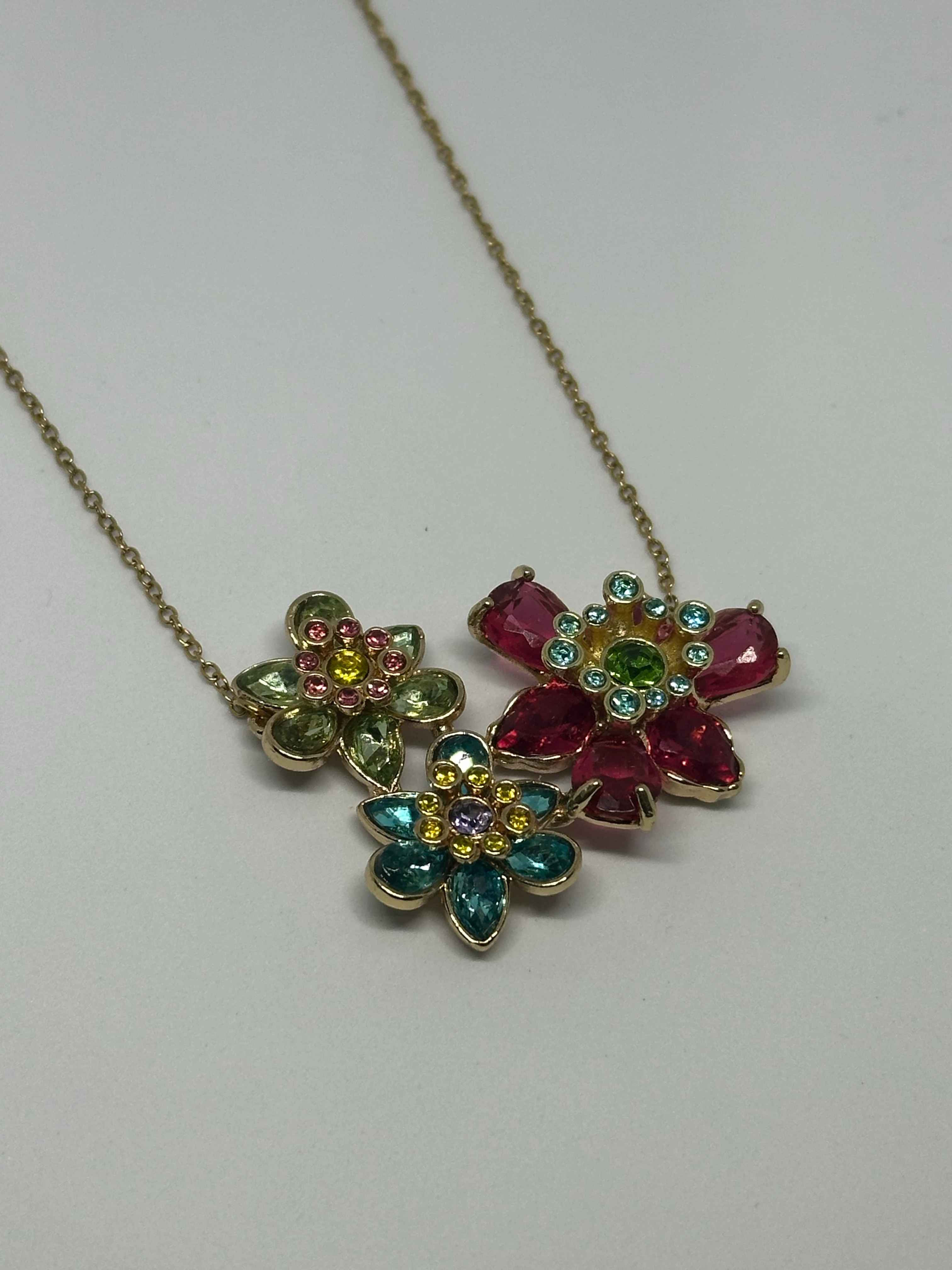 Ldyllia Flowers Kolye | Çelik Gold