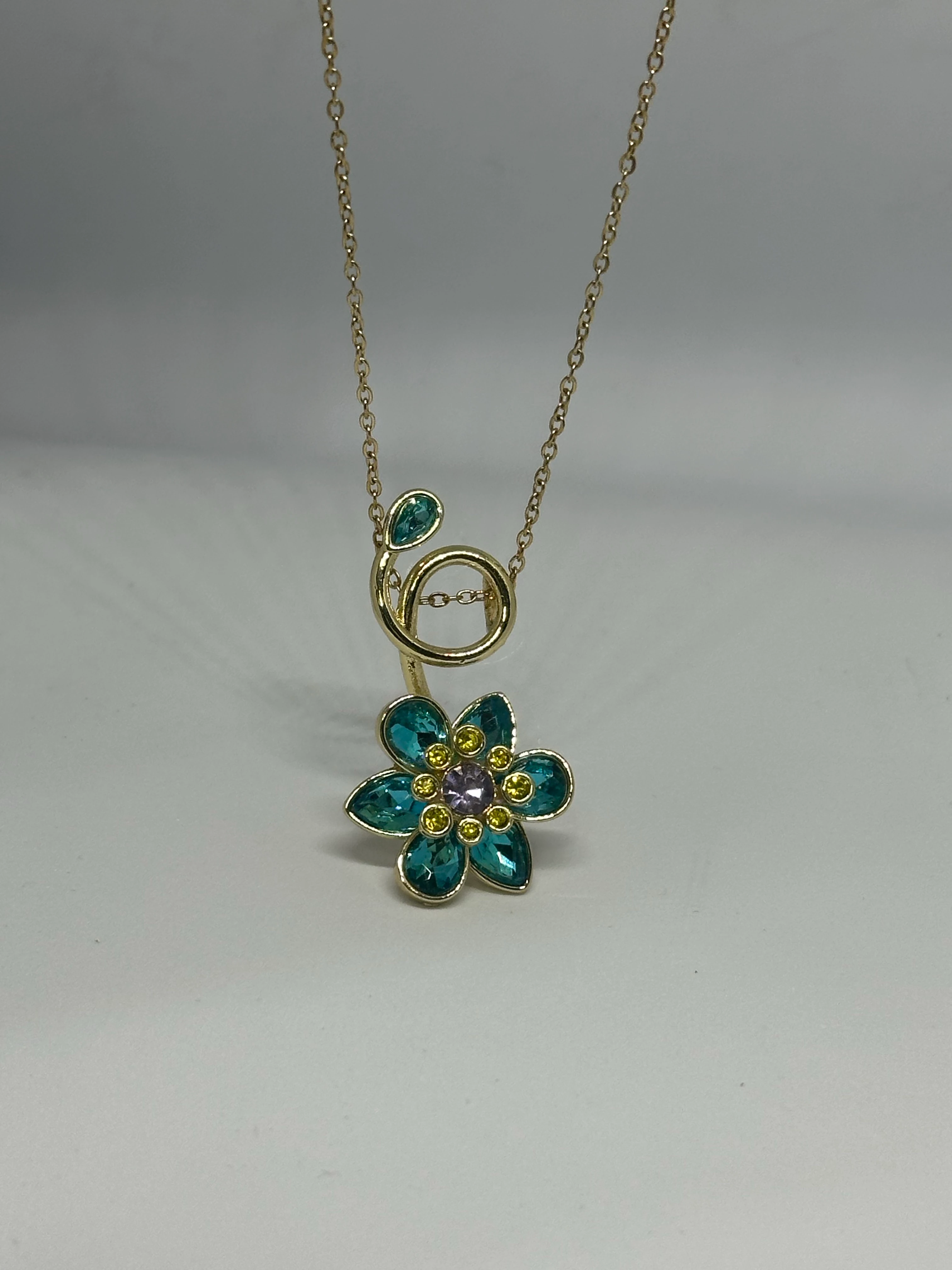 Lidya Blue Çelik Kolye