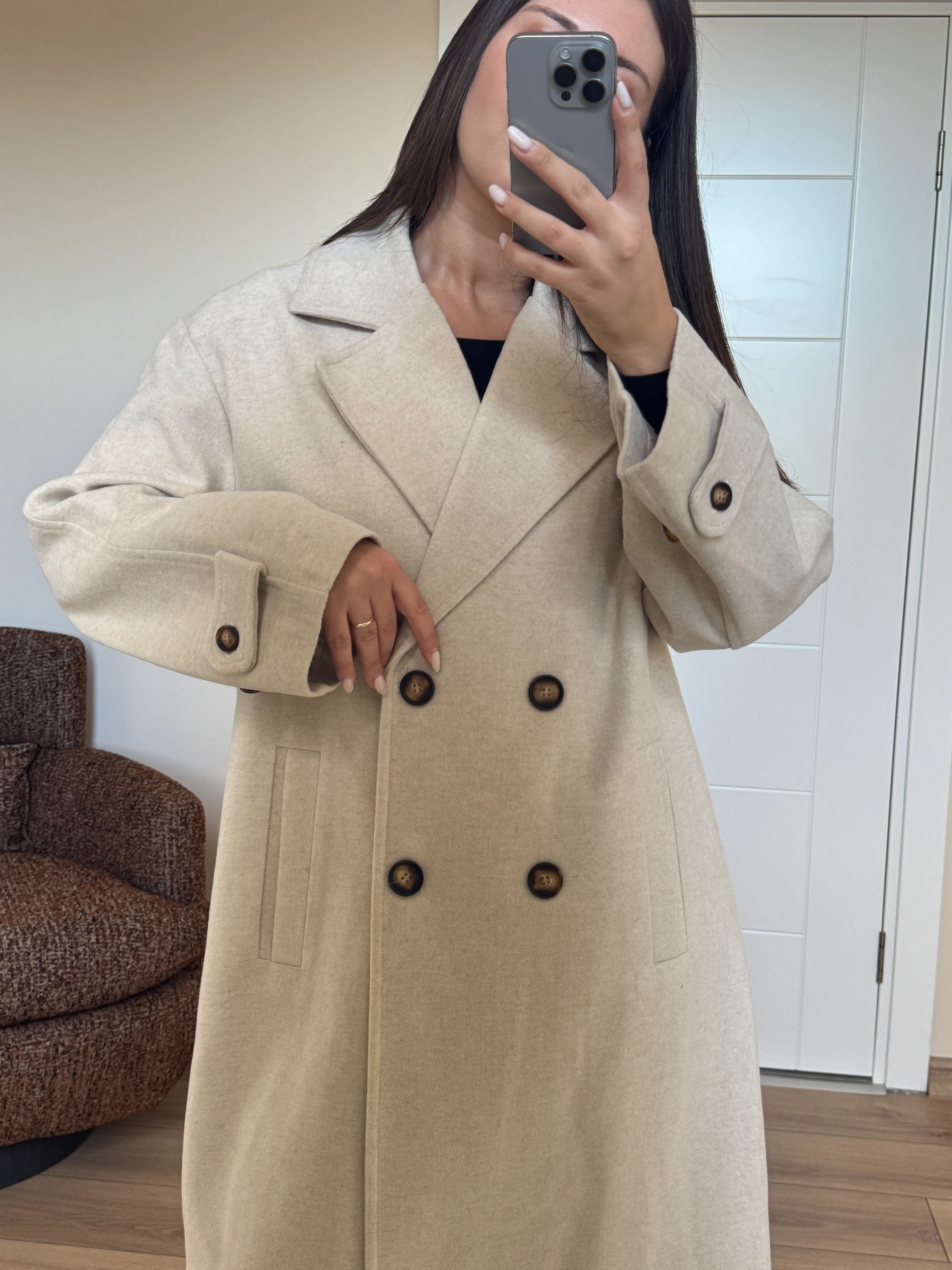 Premium Kalite Kaşe Kaban