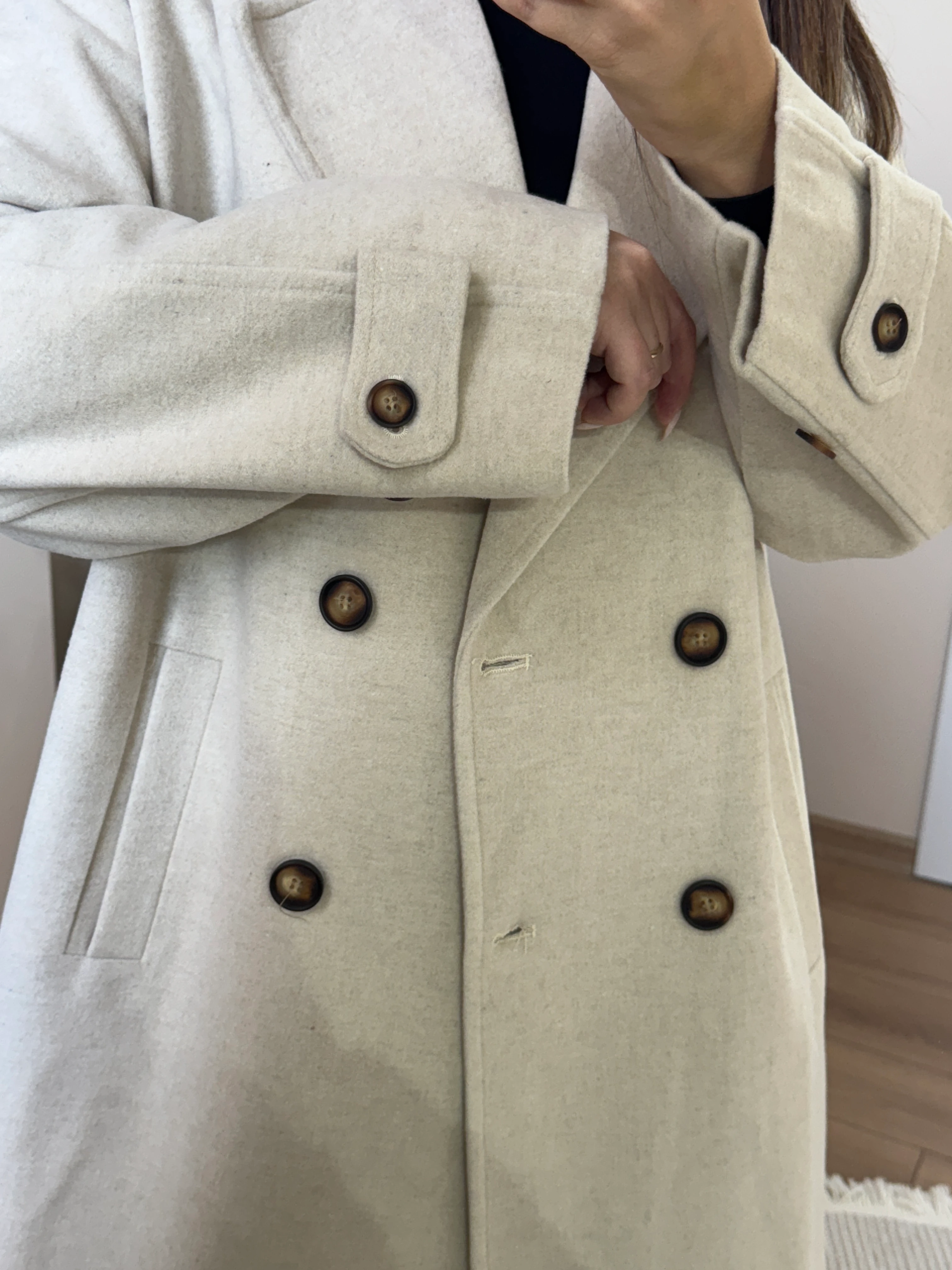 Premium Kalite Kaşe Kaban