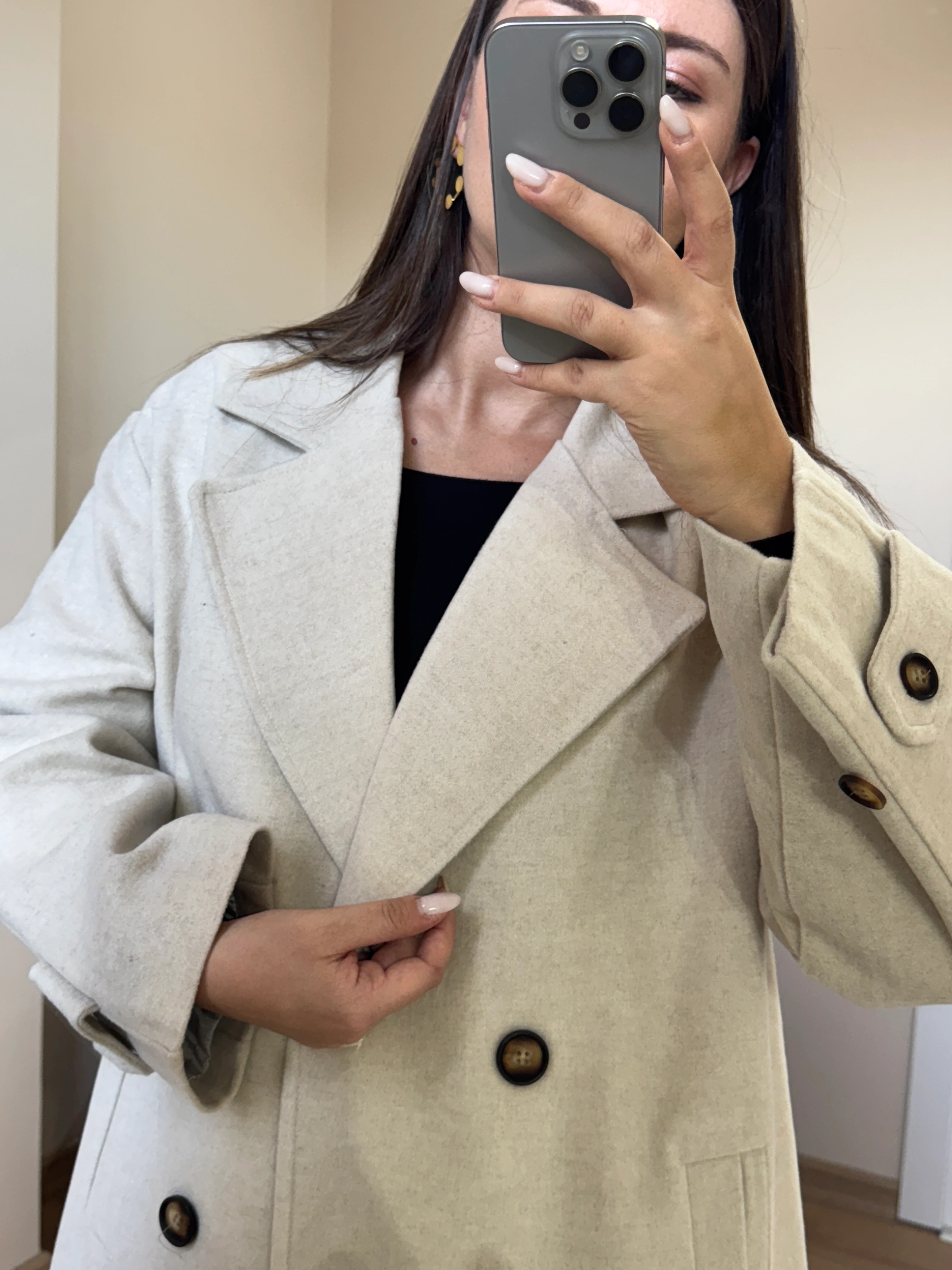 Premium Kalite Kaşe Kaban