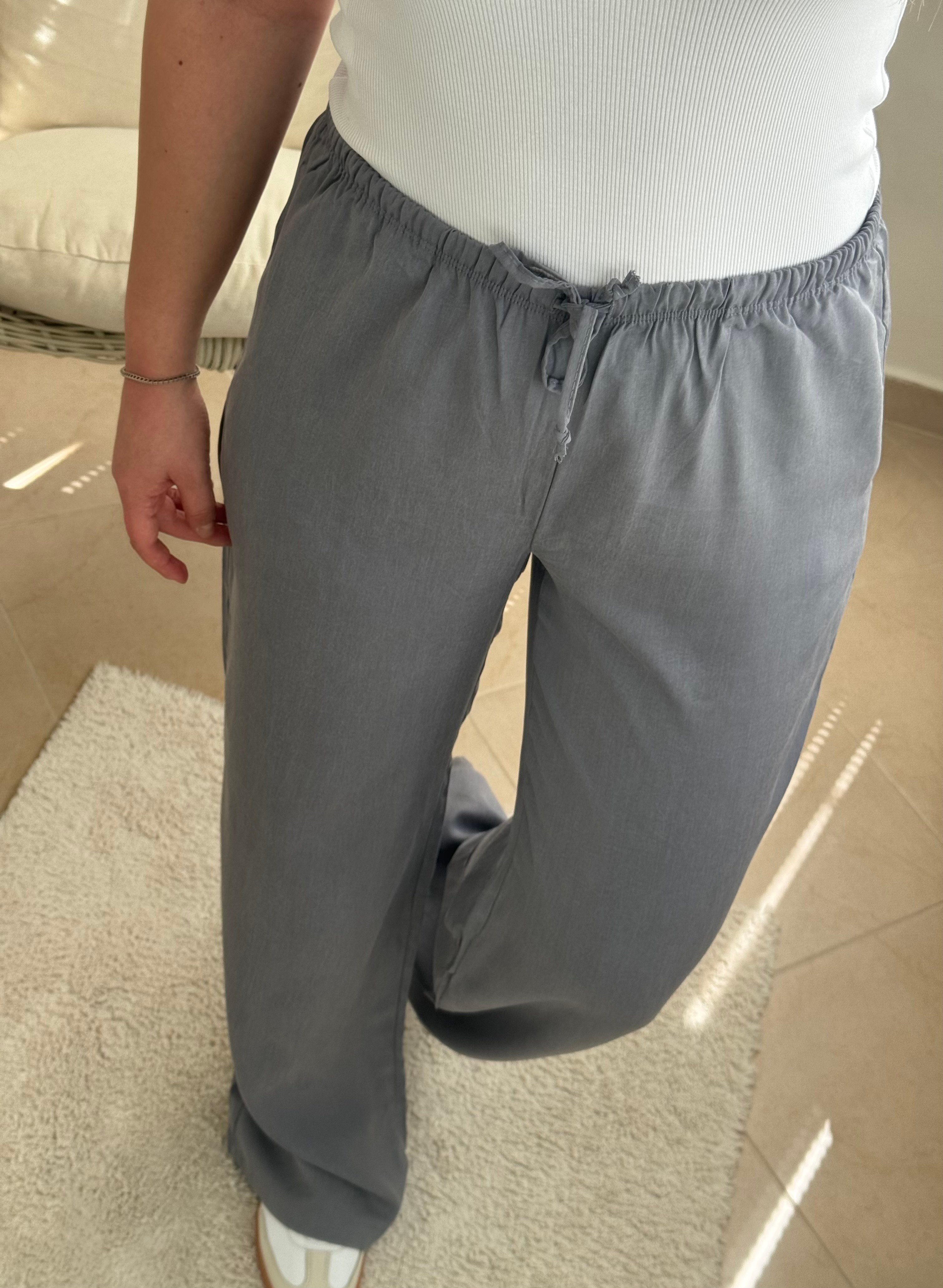 Massi Beli Lastikli Tensel Pantolon