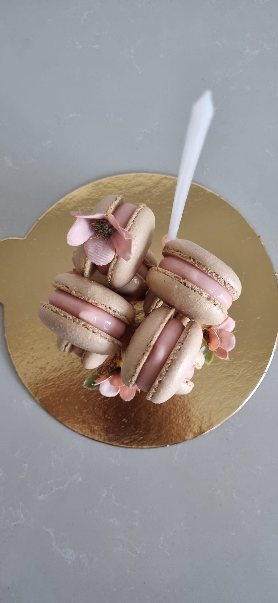 Makaron cube cake 8'li