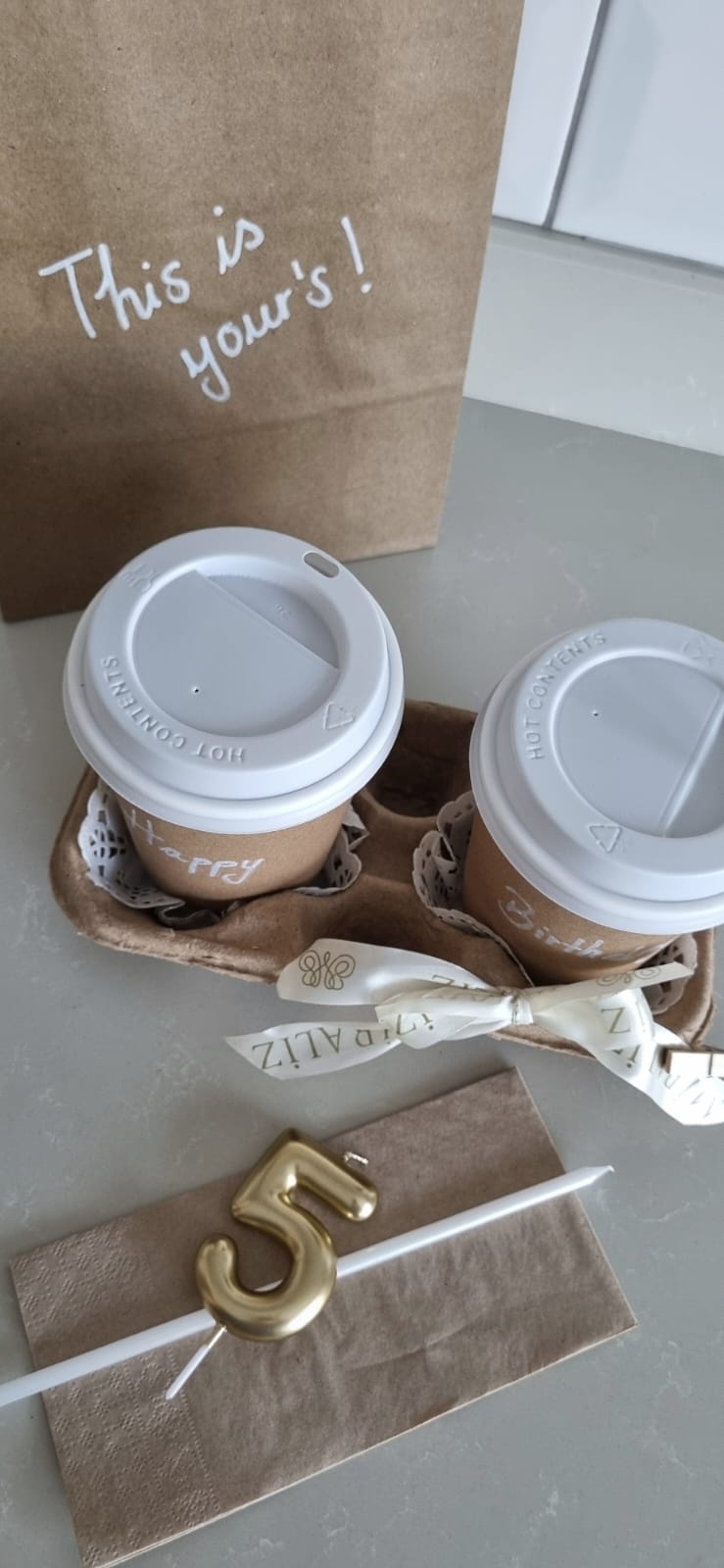 20'li One Bite Mini Makaron - Espresso